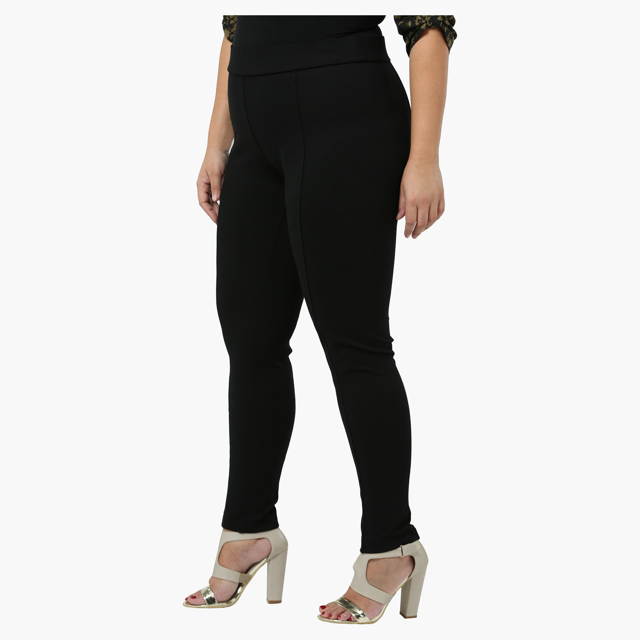 Plus Size Trousers with Front Piping-women-clothing-bottoms-trousers-image-3