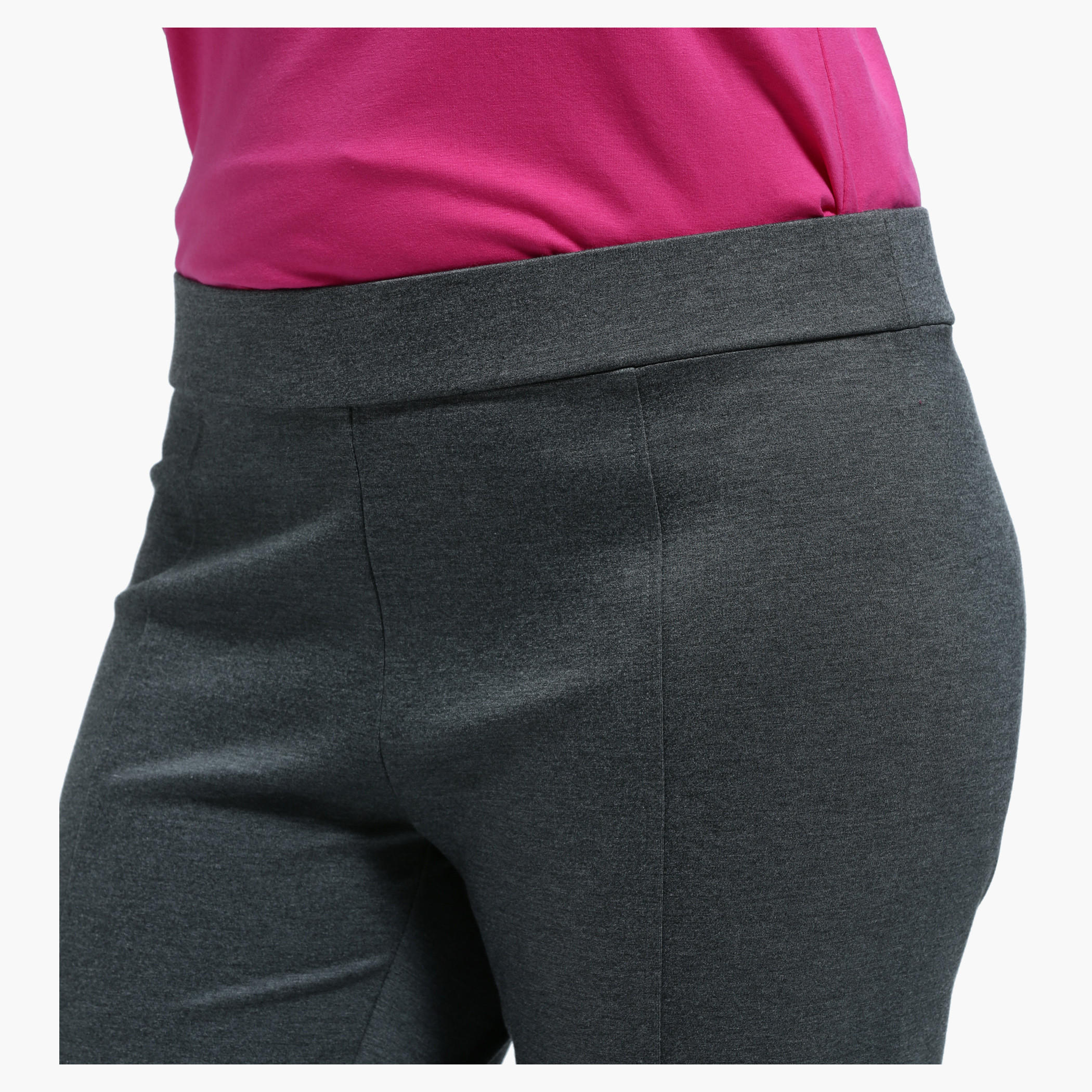 Plus Size Narrow Leg Trousers with Front Piping-women-clothing-bottoms-trousers-image-4