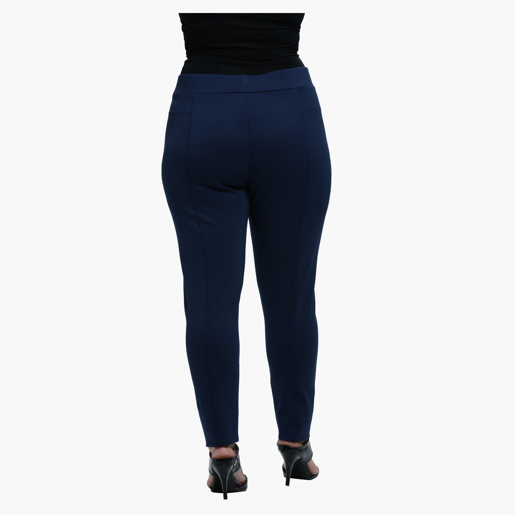 Plus Size Narrow Leg Trousers with Front Piping-women-clothing-bottoms-trousers-image-7
