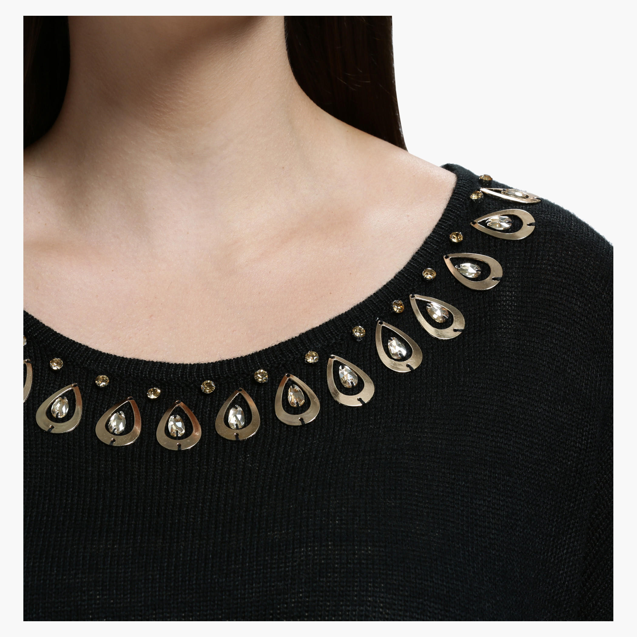 Plus Size Top with Round Neck with Short Sleeves-women-clothing-shirtsandblouses-blouses-image-4