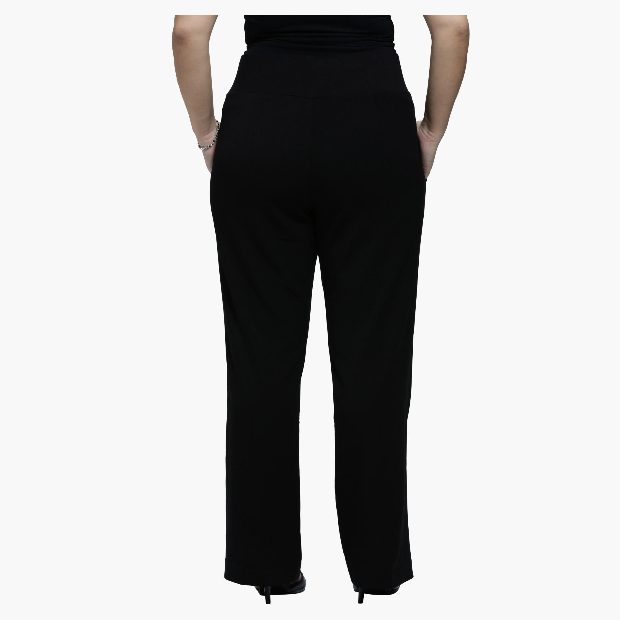 Plus Size Straight Leg Pants in Slim Fit-women-clothing-bottoms-trousers-image-2