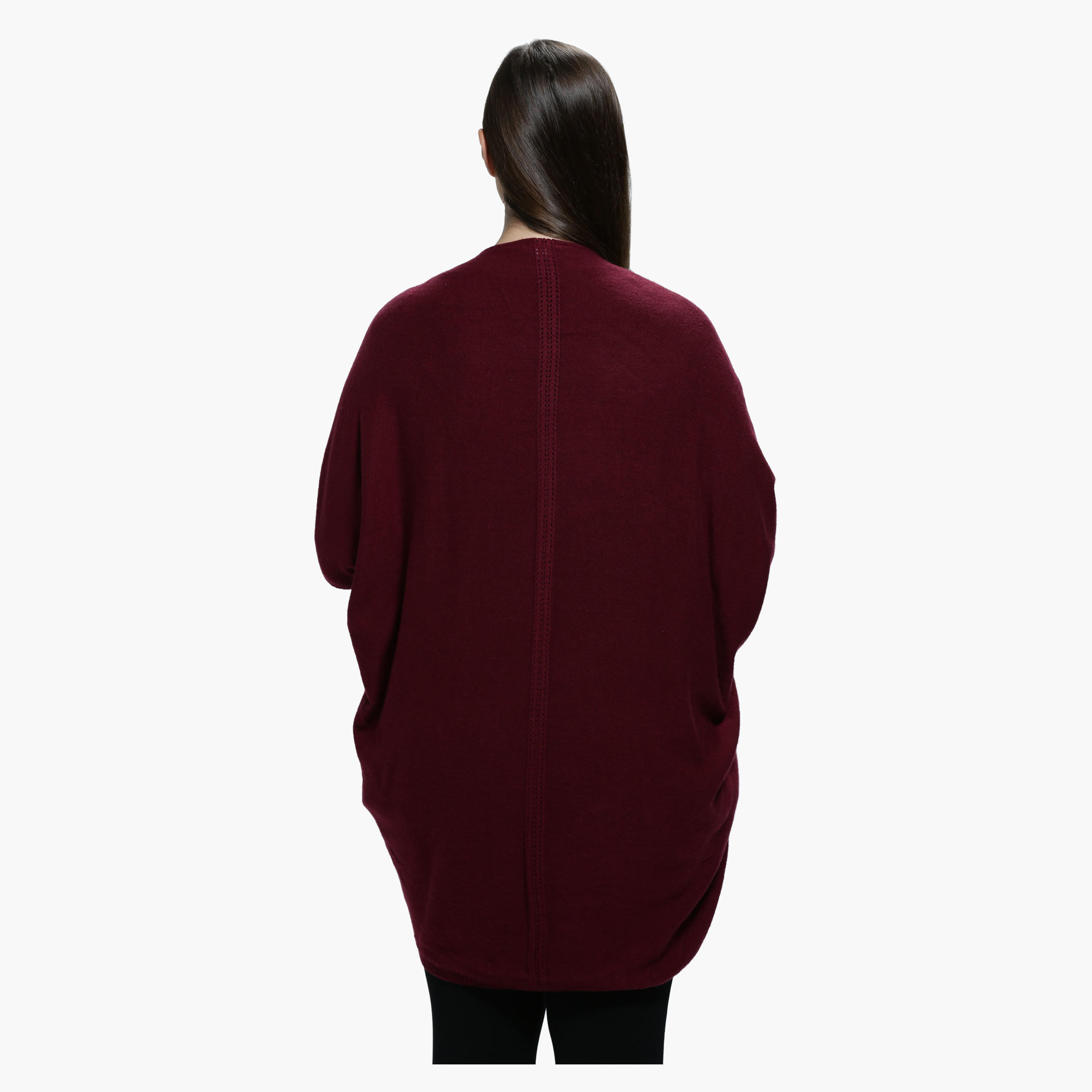 Plus Size Cardigan with Side Pockets and Long Sleeves-women-winterwear-cardigansandjumpers-cardigans-image-12