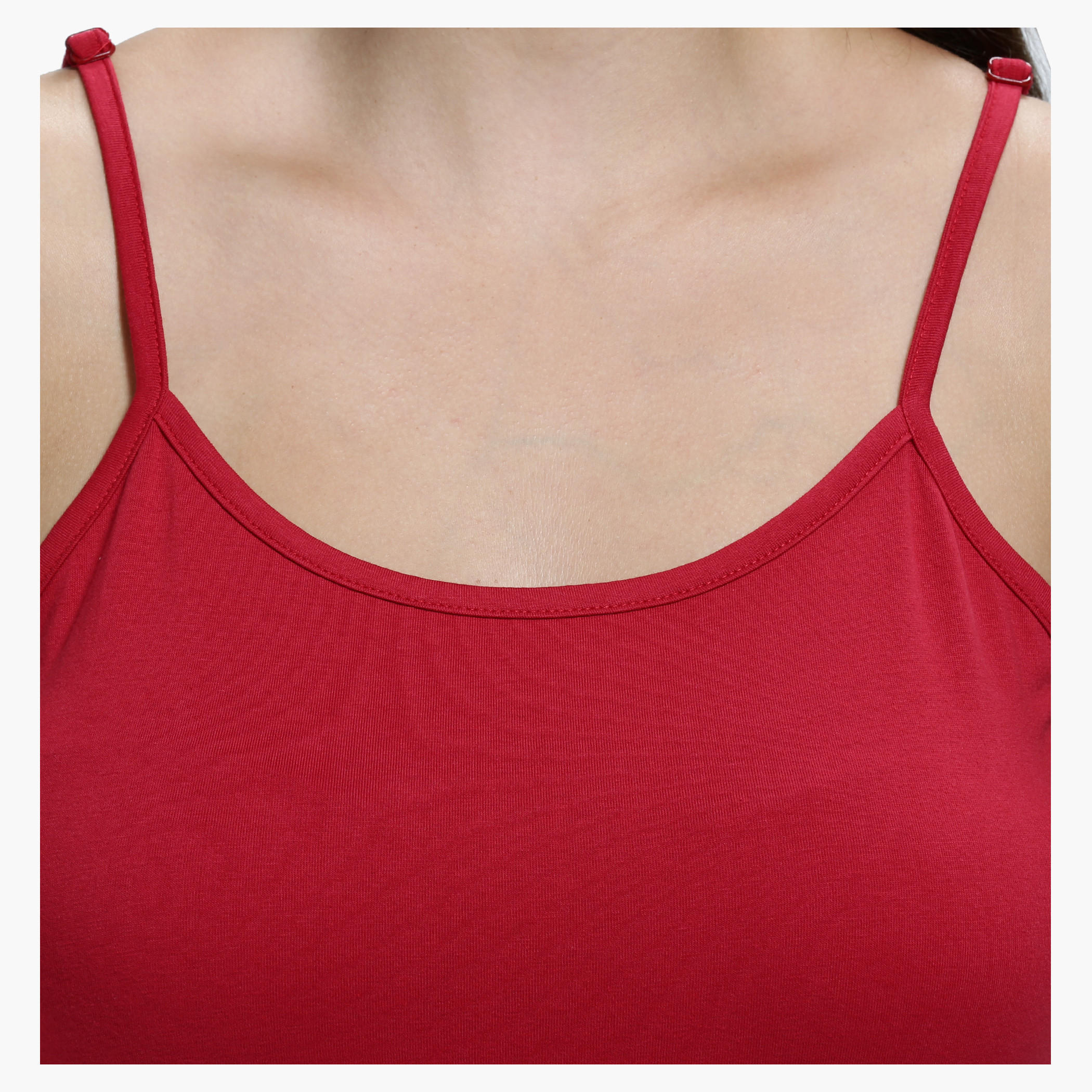 Plus Size Spaghetti Top with Adjustable Straps-women-clothing-lingerie-camisoles-image-4