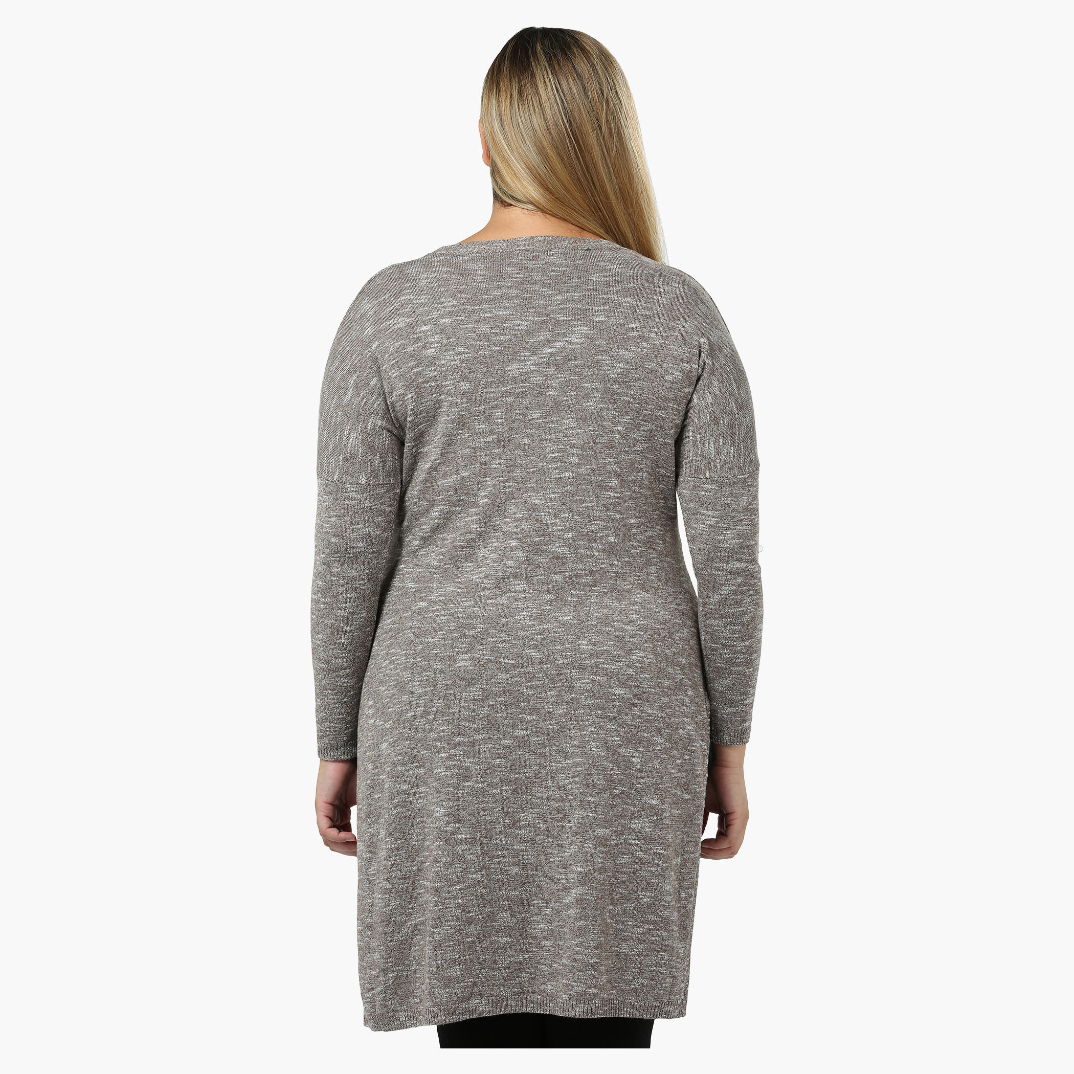 Plus Size Full-sleeved Top with High Slits-women-clothing-shirtsandblouses-blouses-image-4