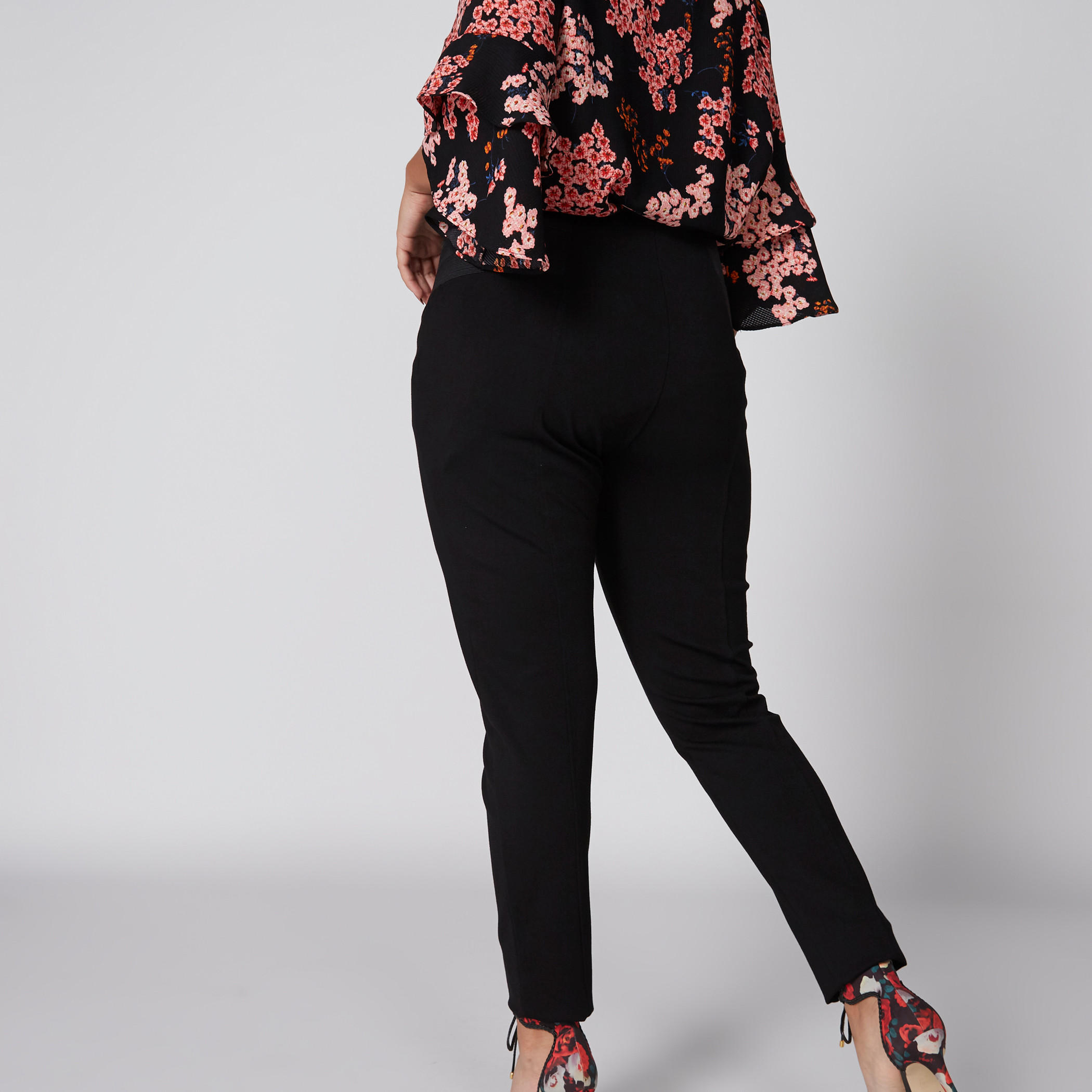 Full Length Pants with Double Sided Garter-women-clothing-bottoms-trousers-image-2