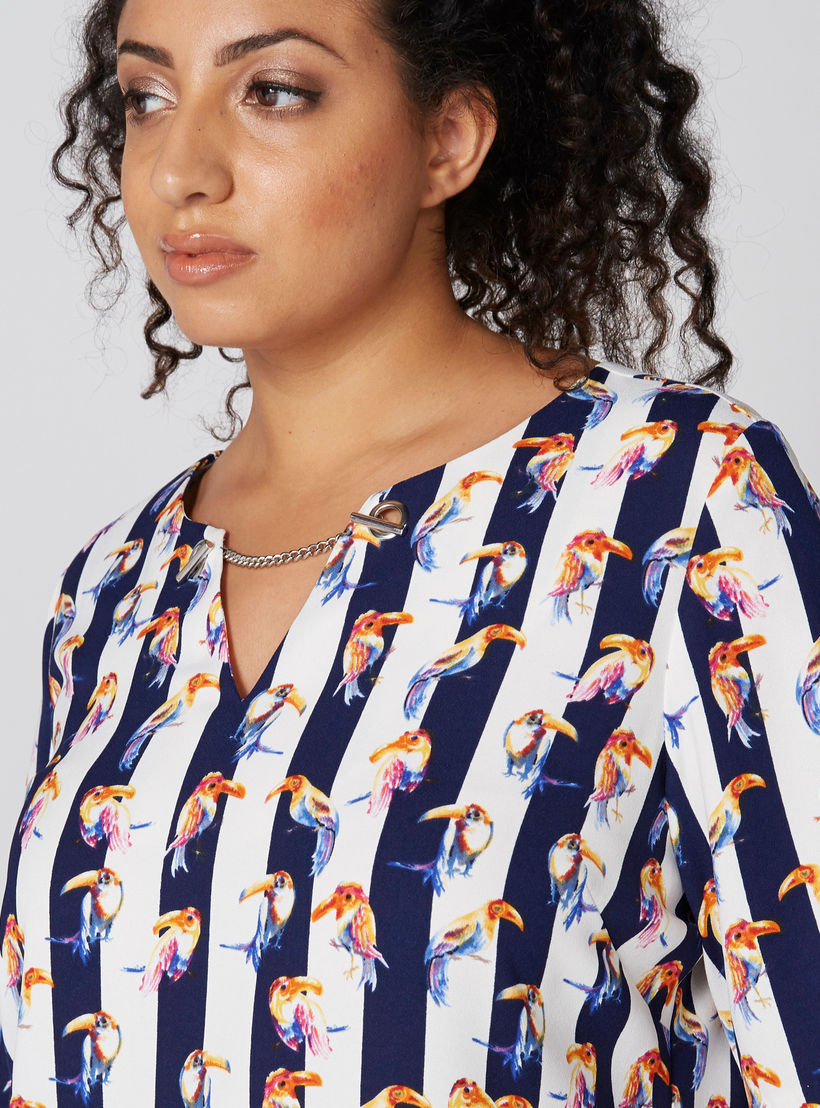 تونيك مقلّم بياقة V وتفاصيل سلسلة-women-clothing-shirtsandblouses-blouses-image-4