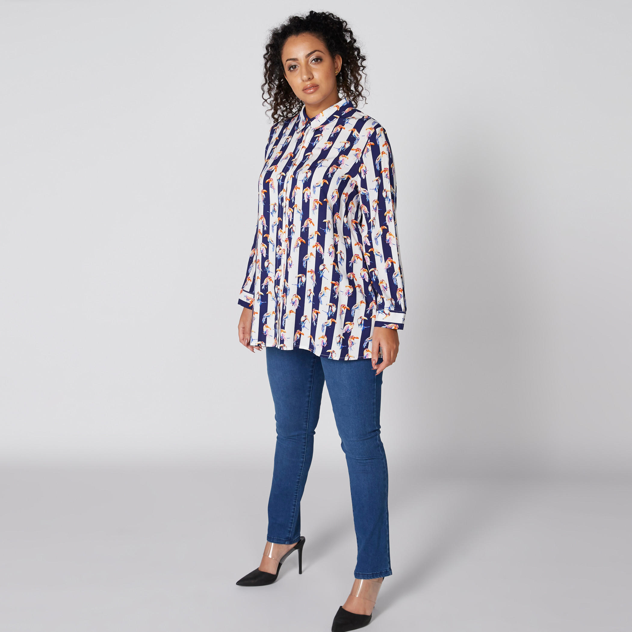 Printed Shirt with Long Sleeves and Complete Placket-women-clothing-shirtsandblouses-blouses-image-1