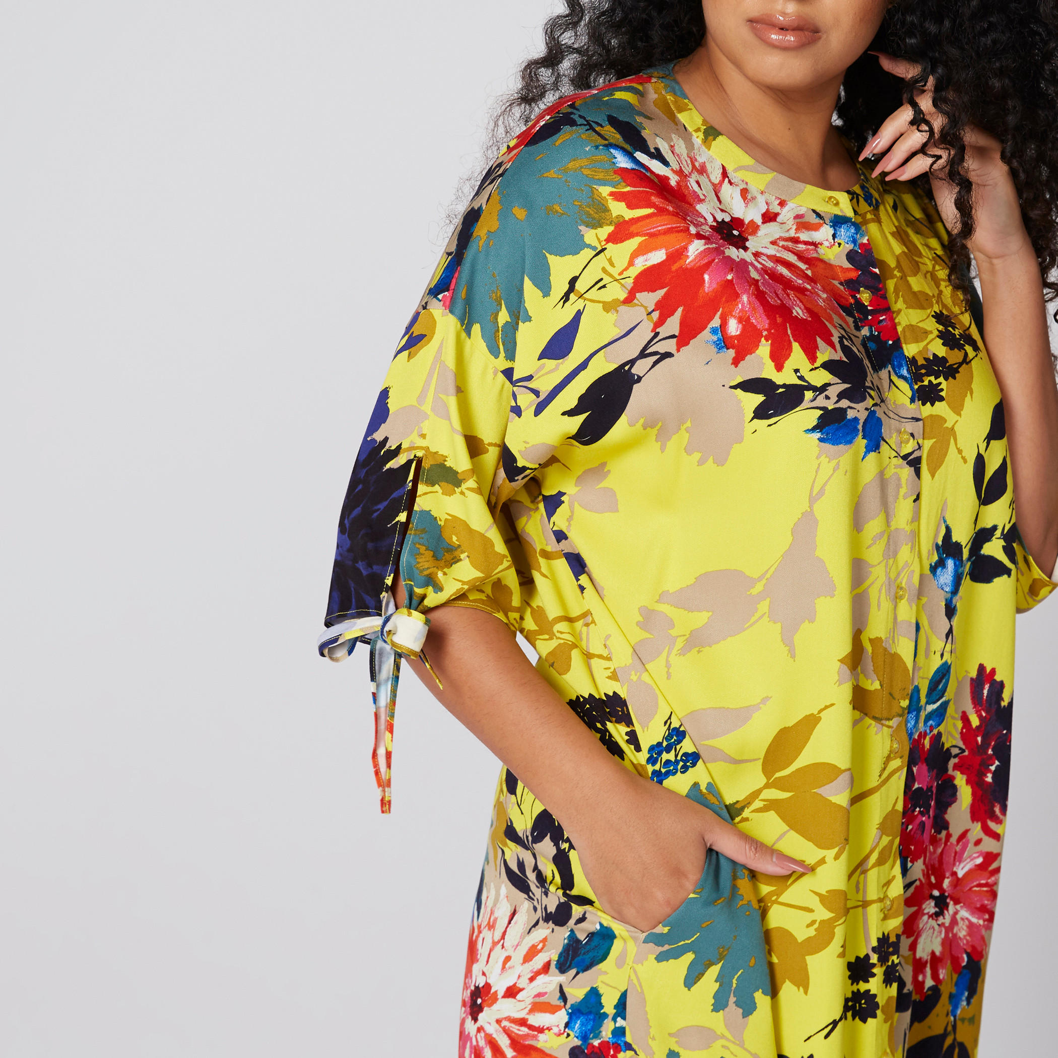تونيك بأكمام 3/4 وأربطة وجيوب وطبعات أزهار-women-clothing-shirtsandblouses-blouses-image-4