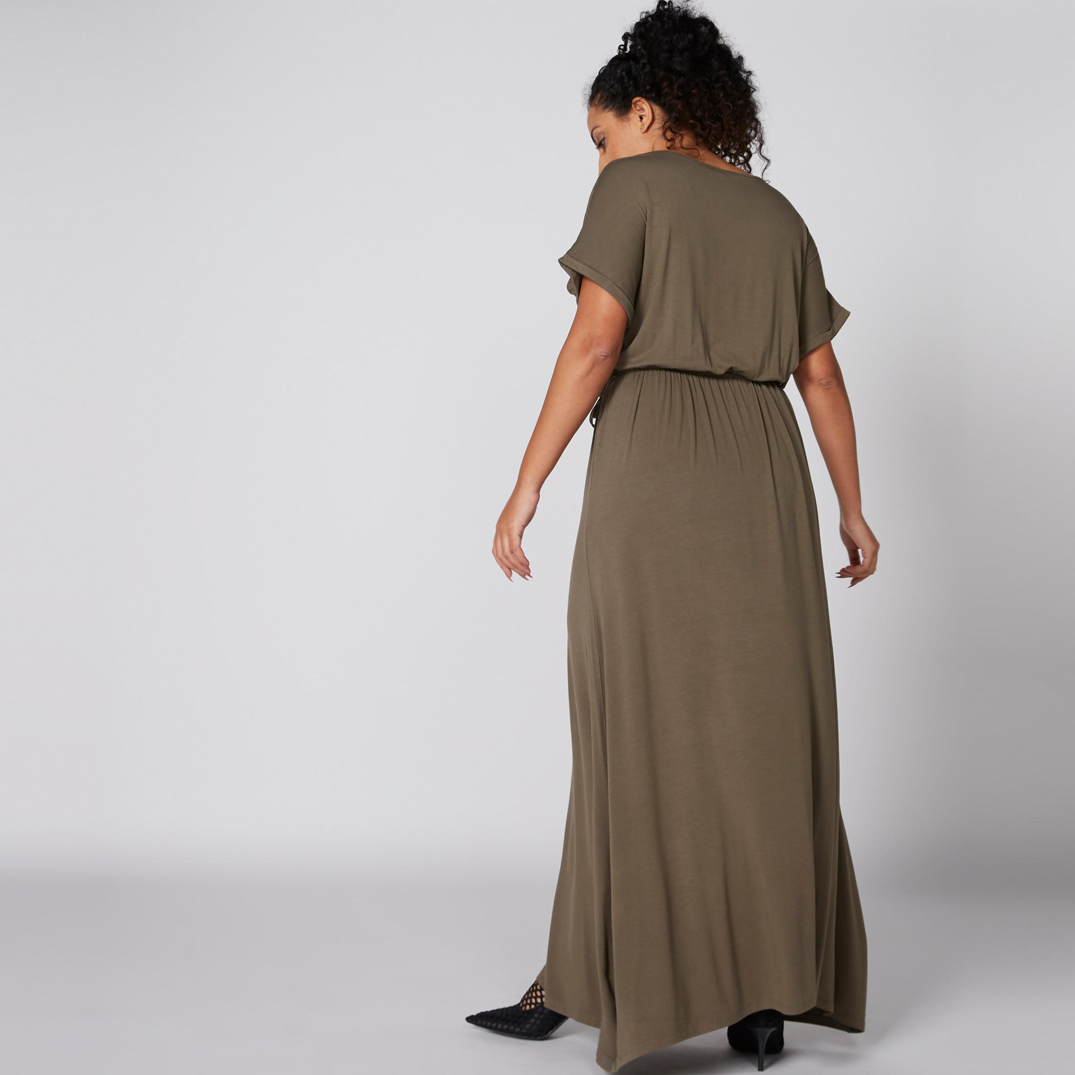 فستان طويل بياقة قارب وأكمام متصلة وأربطة-women-clothing-dresses-image-2