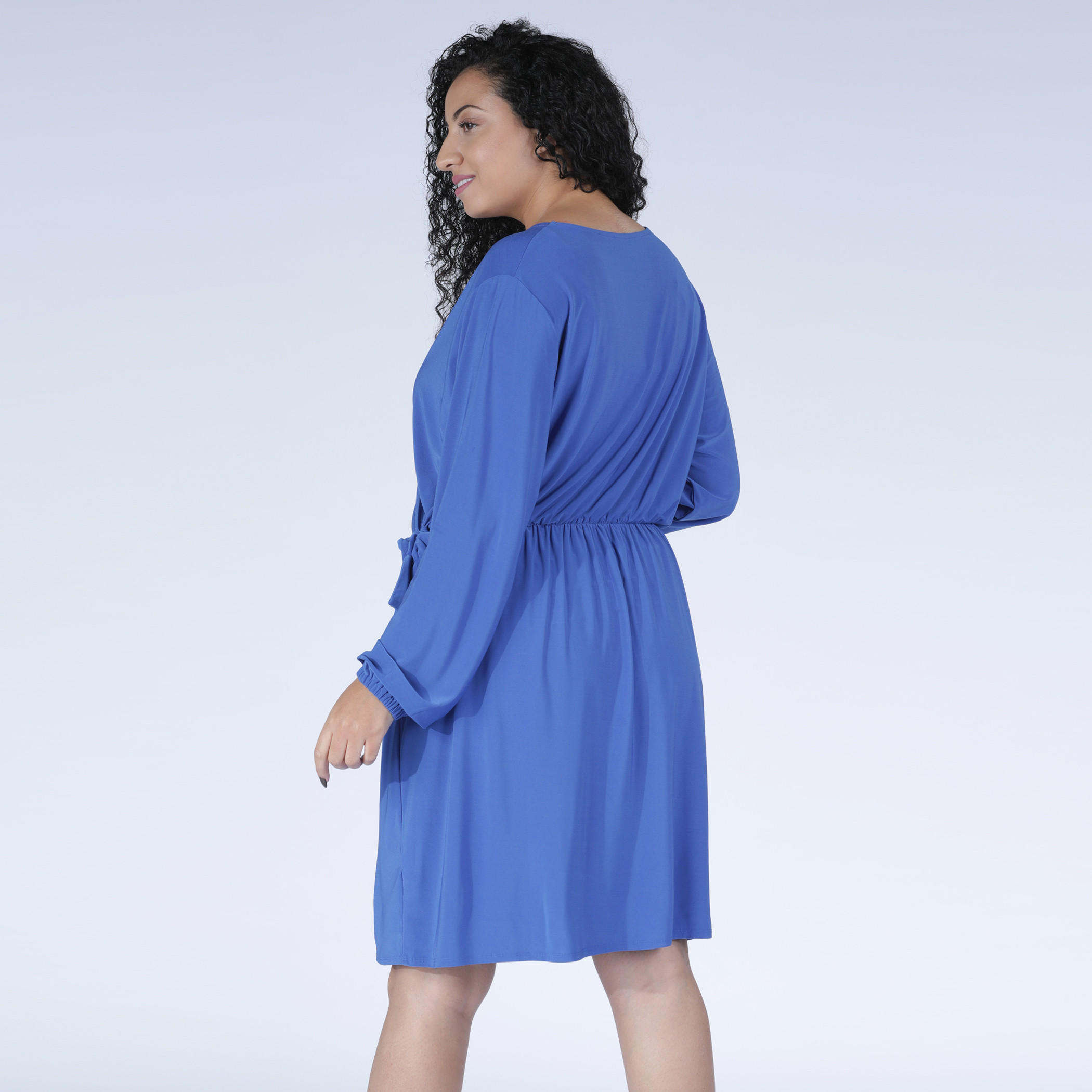 فستان بأكمام طويلة ورباط-women-clothing-dresses-image-4