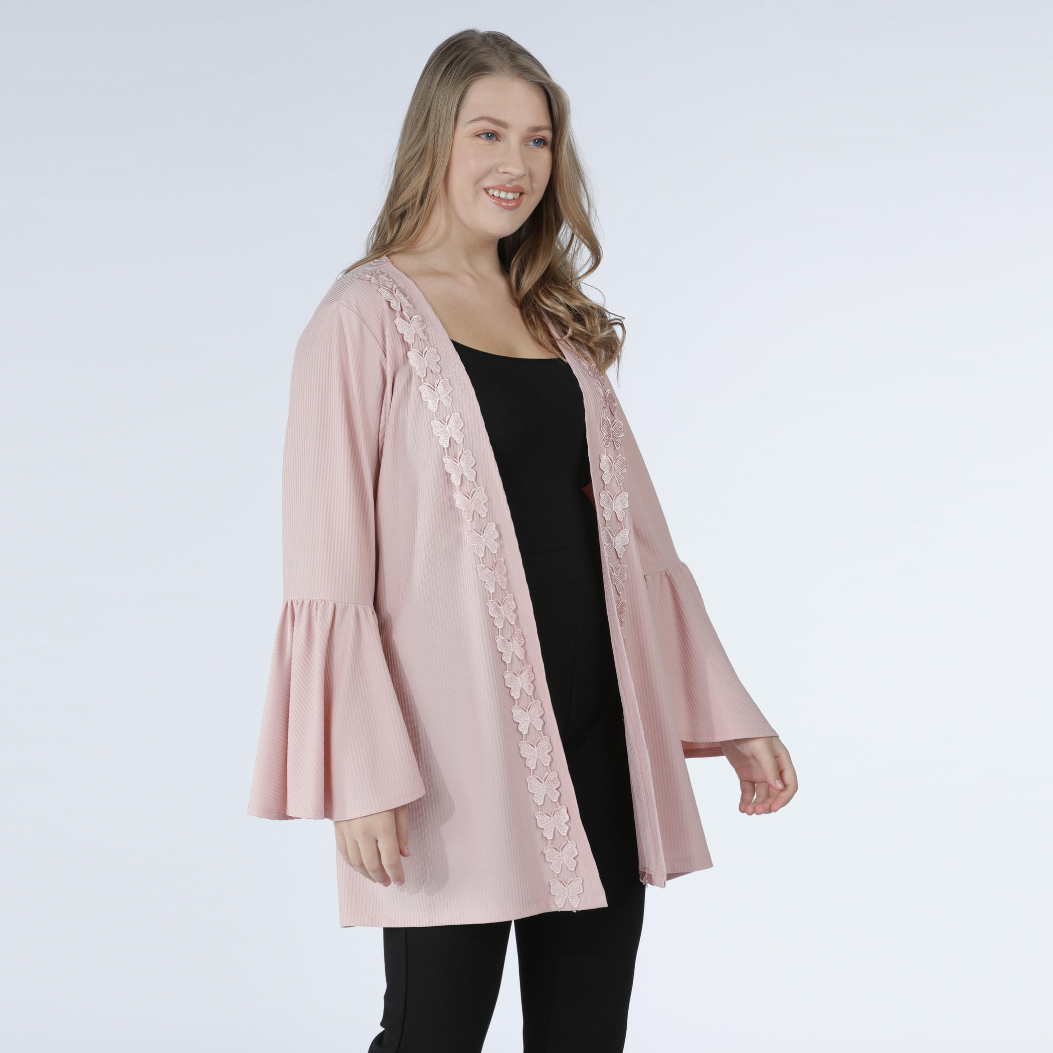 Open Front Shrug with Long Sleeves-women-clothing-shirtsandblouses-blouses-image-3