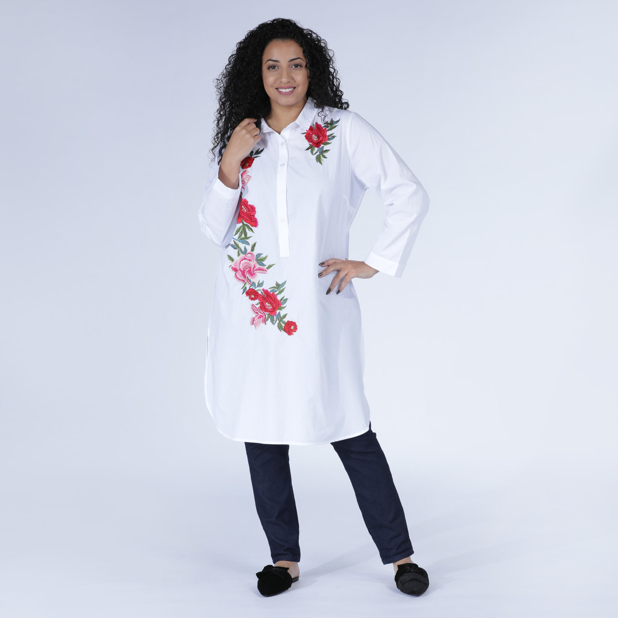 Embroidered Tunic with Long Sleeves-women-clothing-shirtsandblouses-blouses-image-1