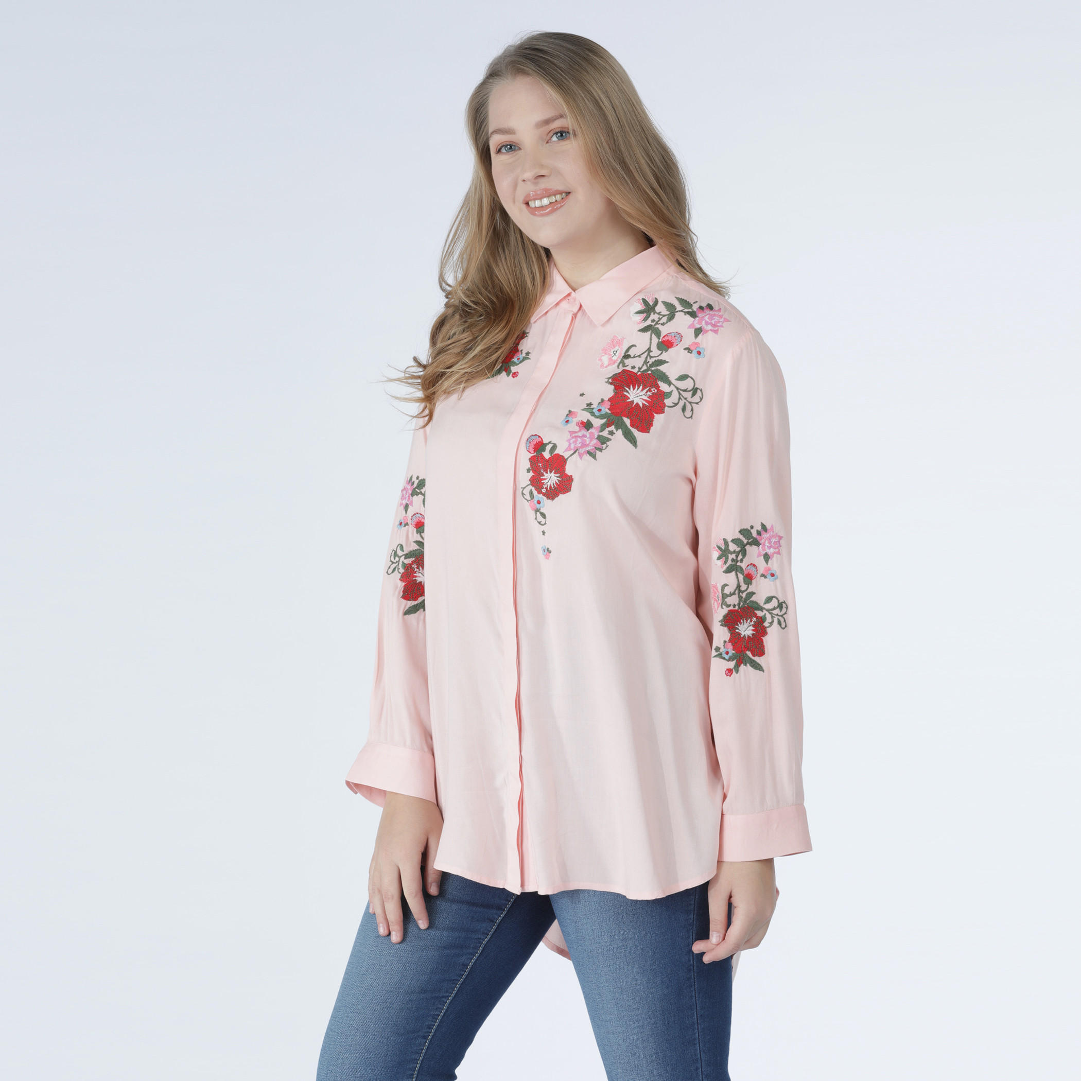 Embroidered Shirt with Long Sleeves and Complete Placket-women-clothing-shirtsandblouses-blouses-image-3