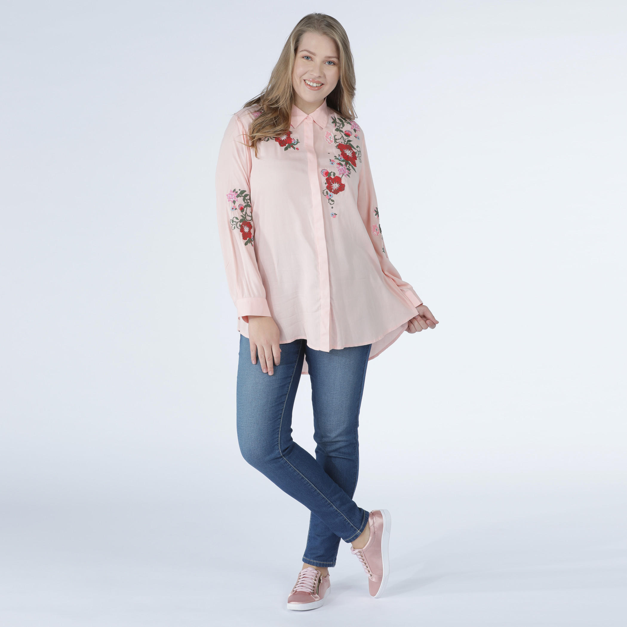Embroidered Shirt with Long Sleeves and Complete Placket-women-clothing-shirtsandblouses-blouses-image-5