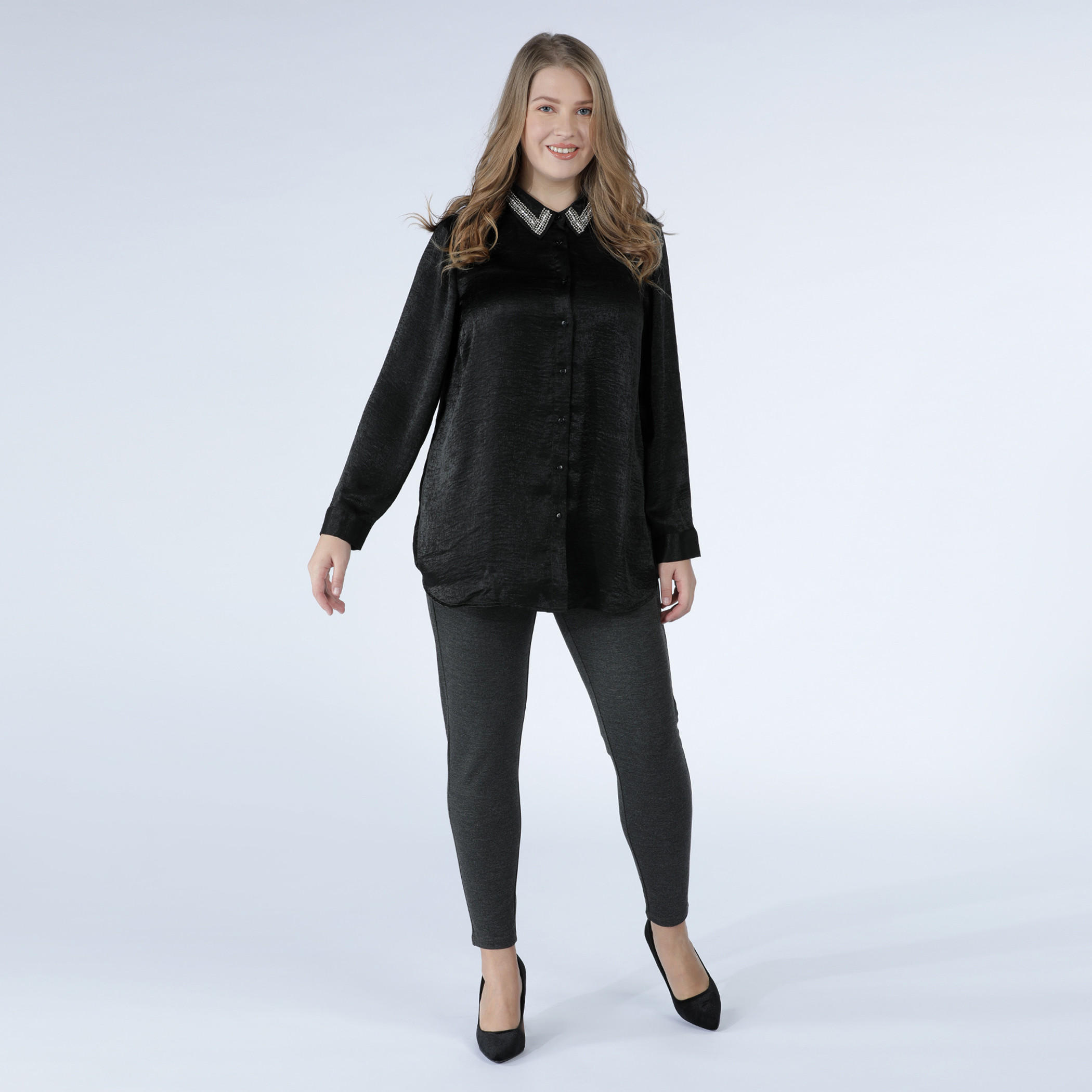 بنطال طويل بقصّة ضيقة وسحّاب-women-clothing-bottoms-leggings-image-1