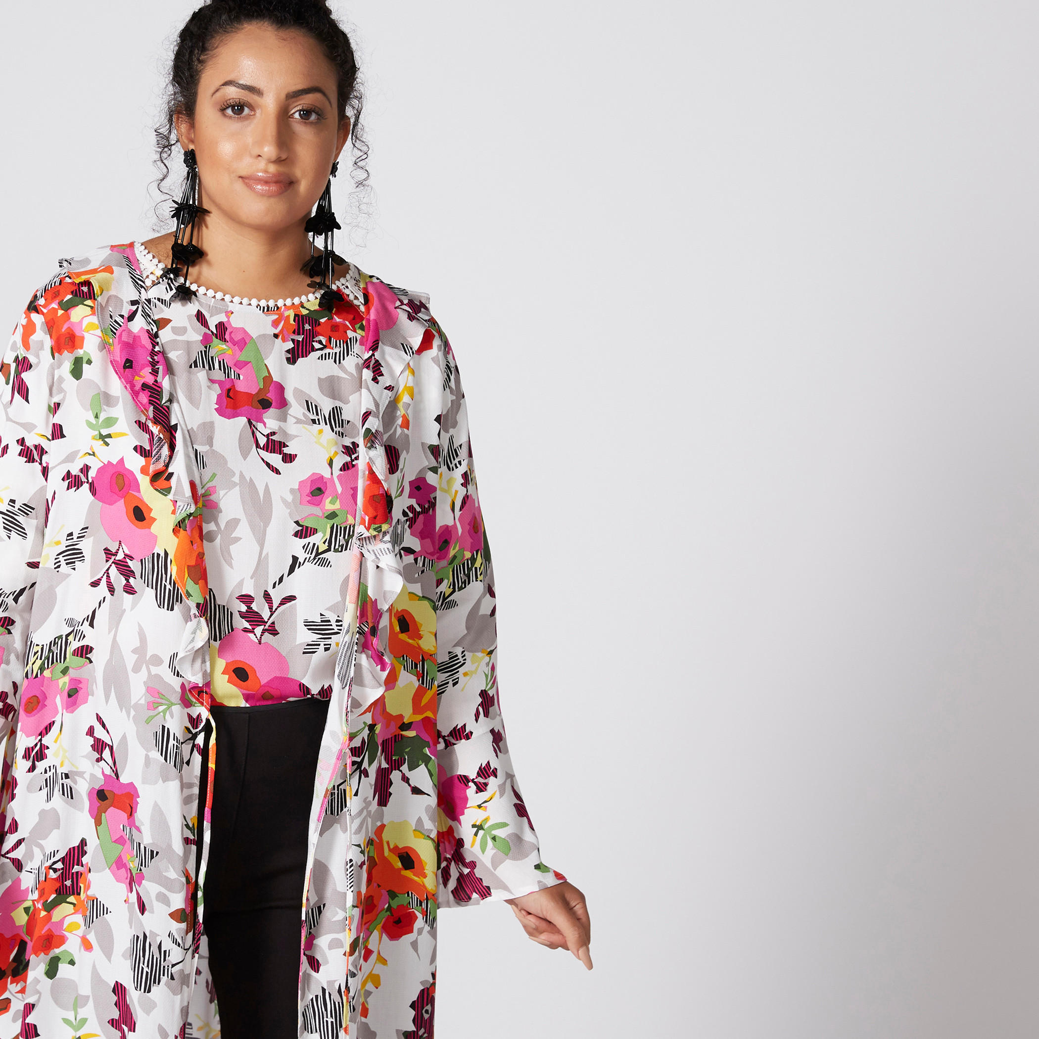جاكيت طويل بأكمام طويلة ورباط وطبعات-women-winterwear-coatsandjackets-jackets-image-3