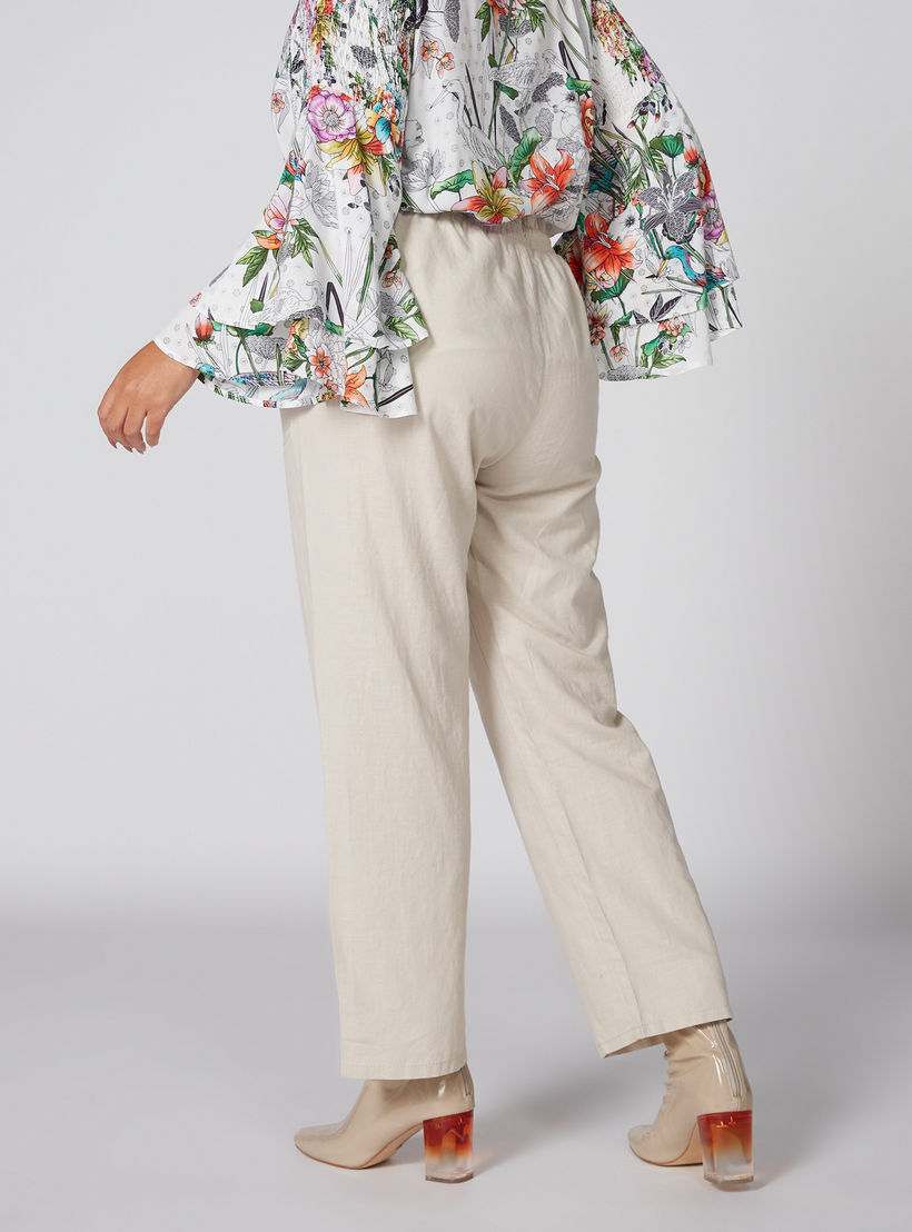 بنطال طويل بخصر مطاطي وجيوب-women-clothing-bottoms-trousers-image-2