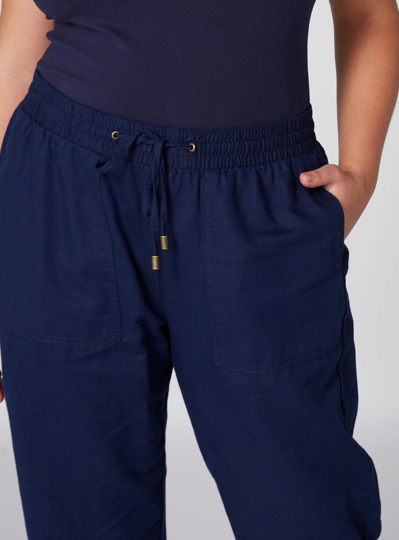 بنطال طويل بخصر مطاطي وجيوب-women-clothing-bottoms-trousers-image-3