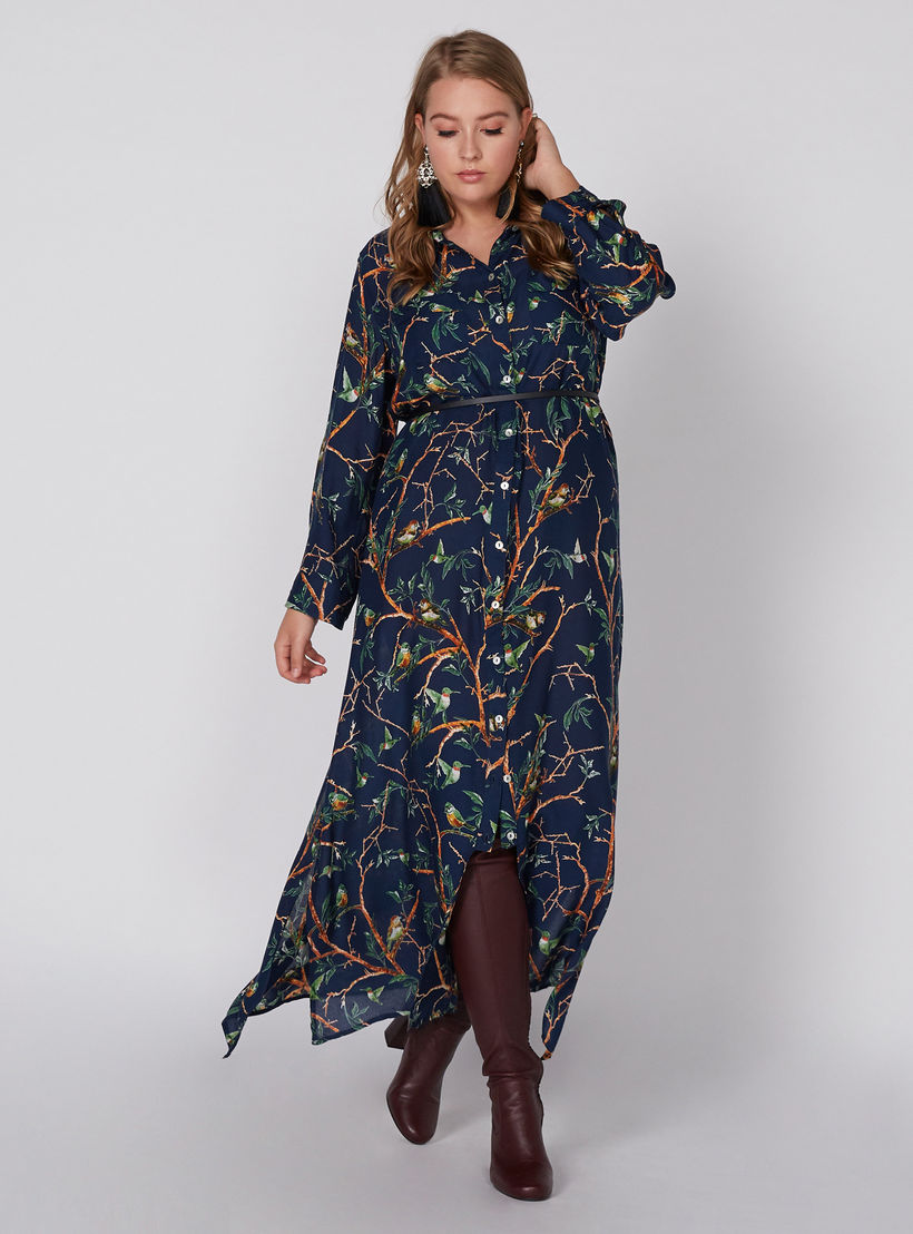 فستان قميص طويل بوصلة أزرار كاملة-women-clothing-dresses-image-4