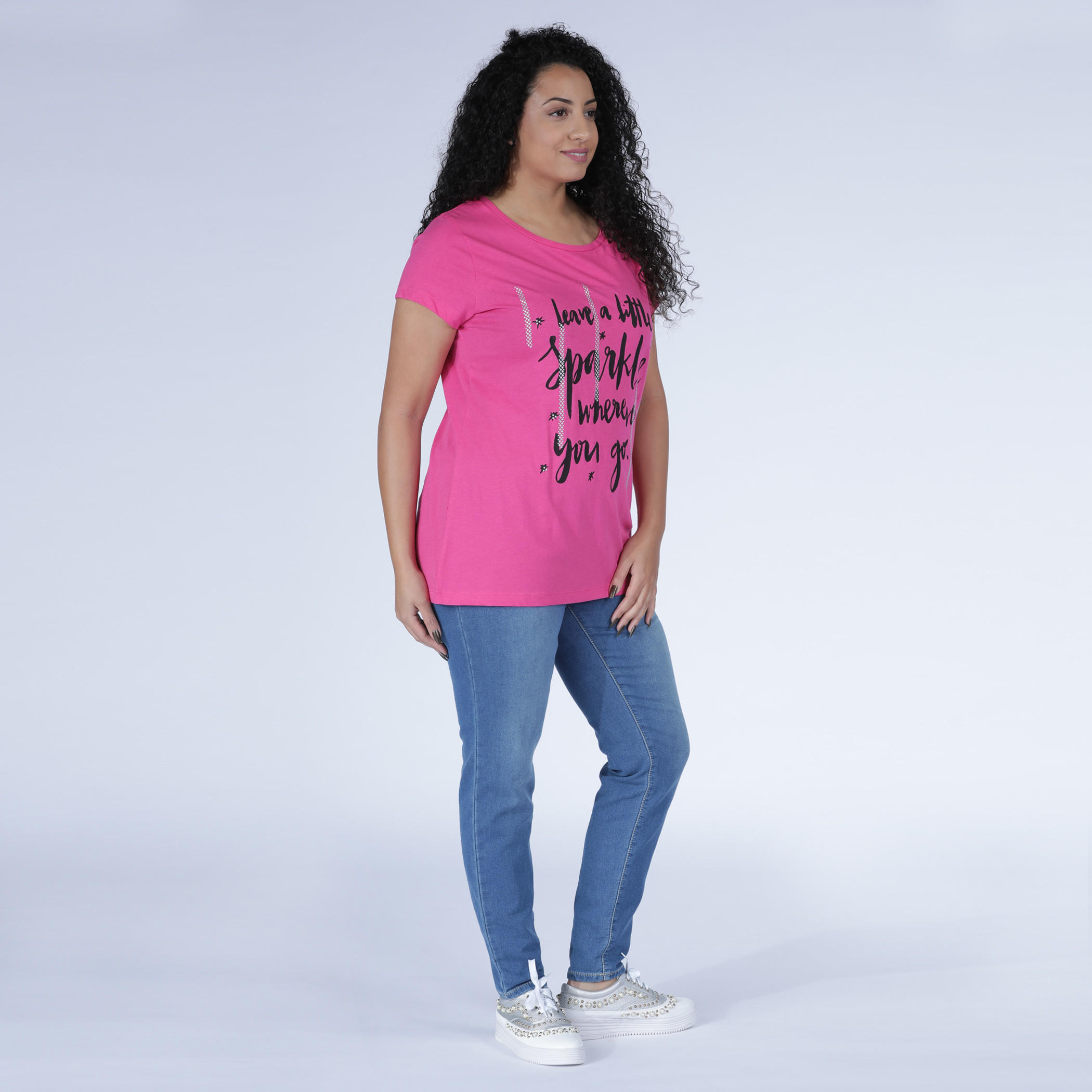 Printed T-Shirt with Round Neck and Short Sleeves-women-clothing-tshirts-image-5
