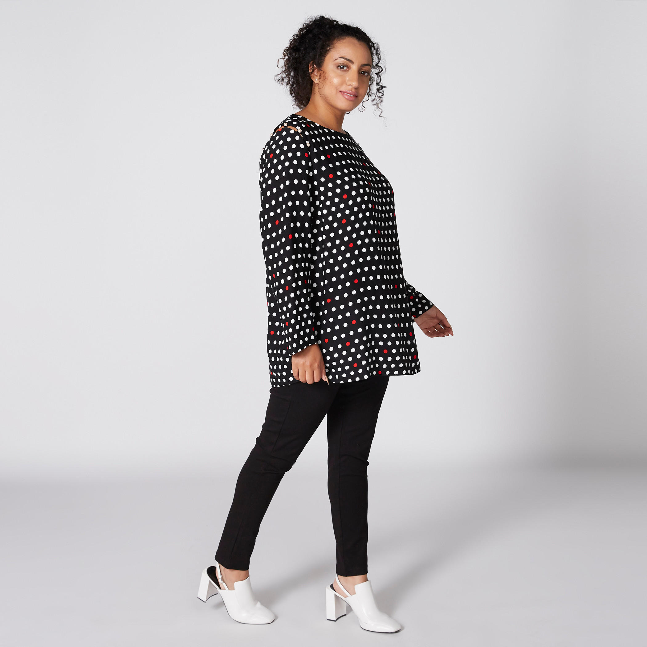 بنطال طويل بخصر مطّاطي متوسط الارتفاع-women-clothing-bottoms-trousers-image-1