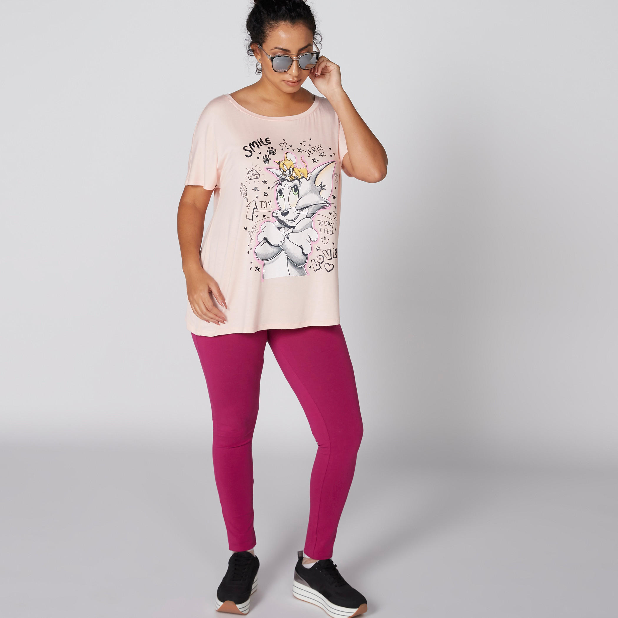 بنطال ليقنز طويل بخصر مطّاطي-women-clothing-bottoms-leggings-image-1
