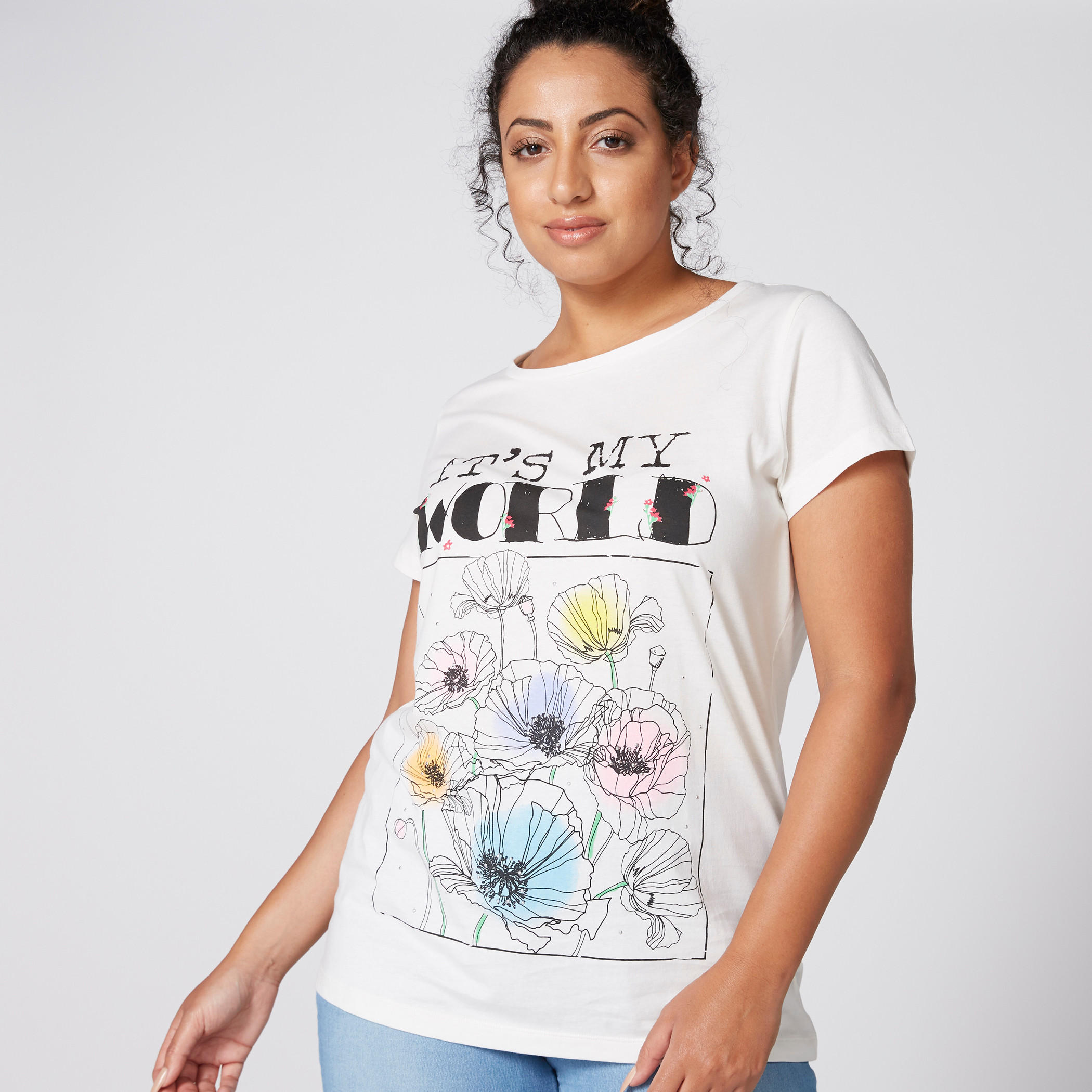 تيشيرت بياقة مستديرة وأكمام قصيرة وطبعات-women-clothing-tshirts-image-3