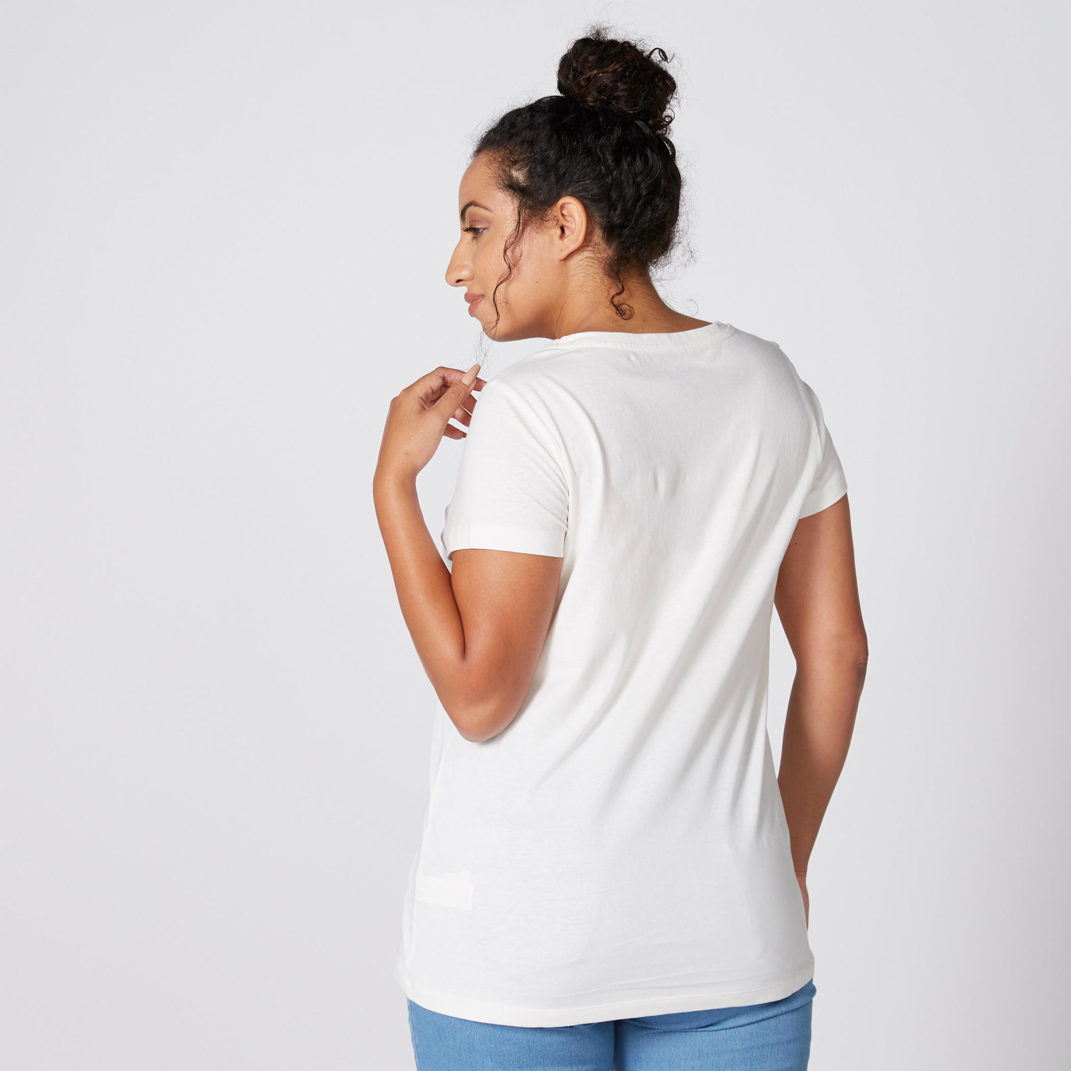 تيشيرت بياقة مستديرة وأكمام قصيرة وطبعات-women-clothing-tshirts-image-2