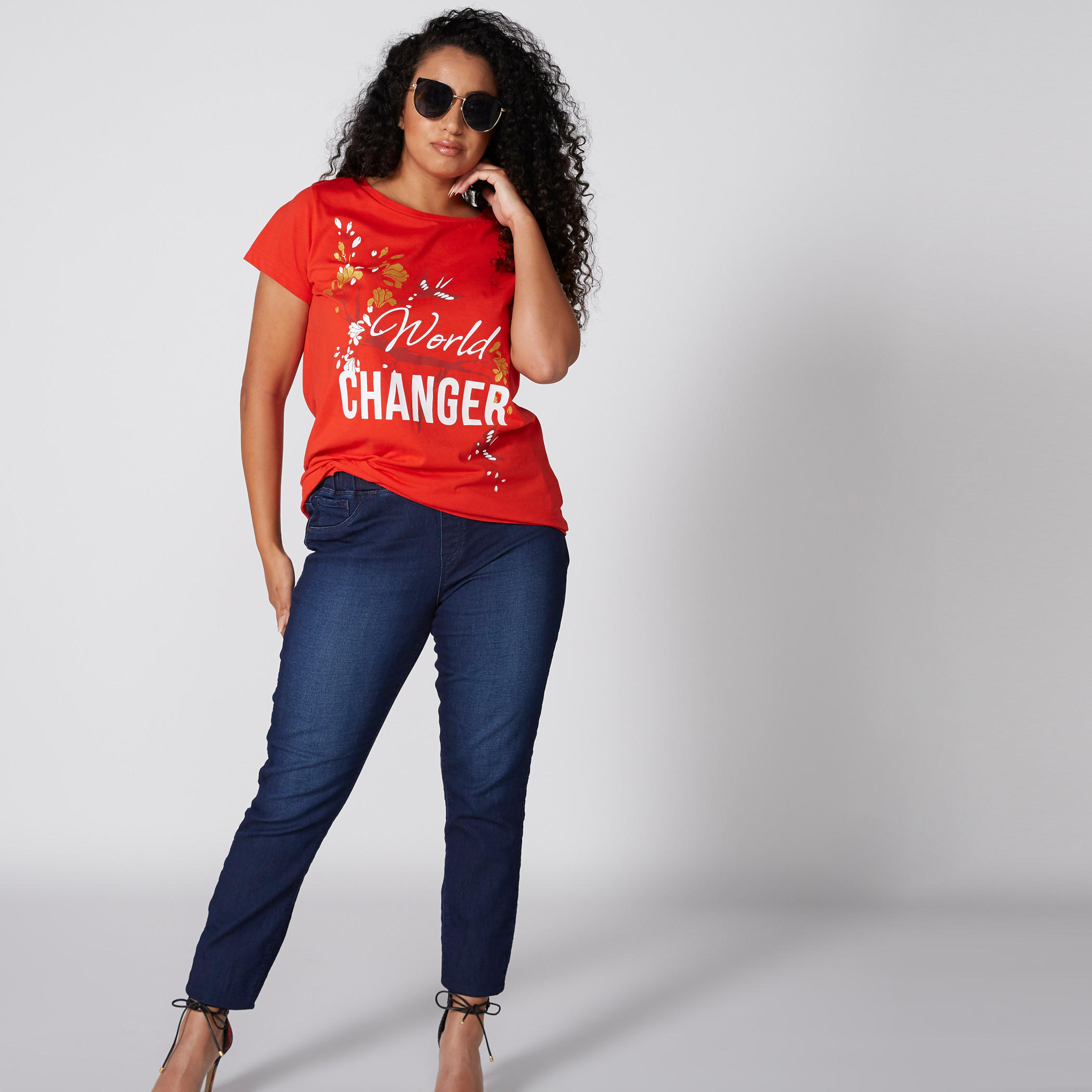 تيشيرت بياقة مستديرة وأكمام قصيرة وطبعات-women-clothing-tshirts-image-4
