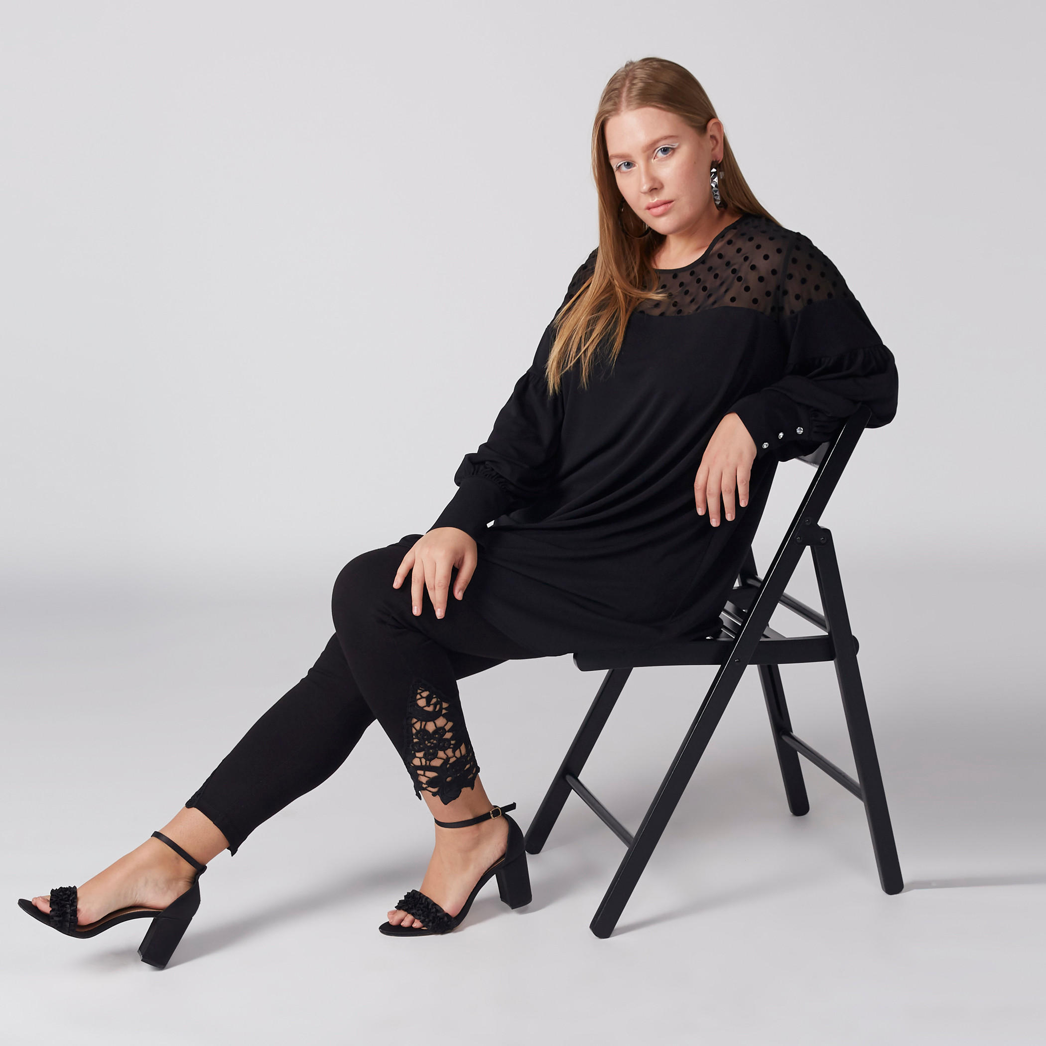 تونيك بياقة مستديرة وأكمام طويلة-women-clothing-shirtsandblouses-blouses-image-5