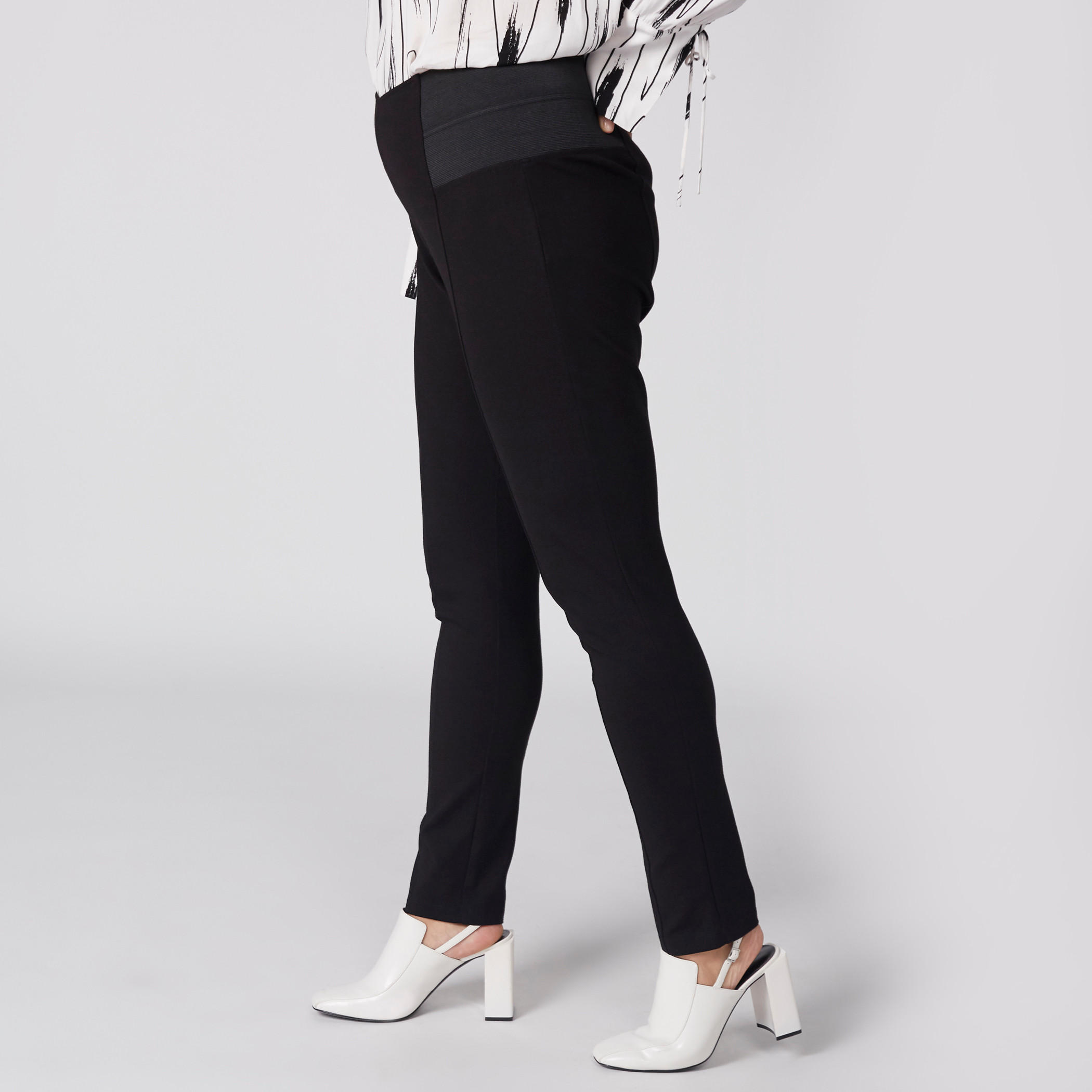 Full Length Pants with Elasticised Waistband-women-clothing-bottoms-leggings-image-4