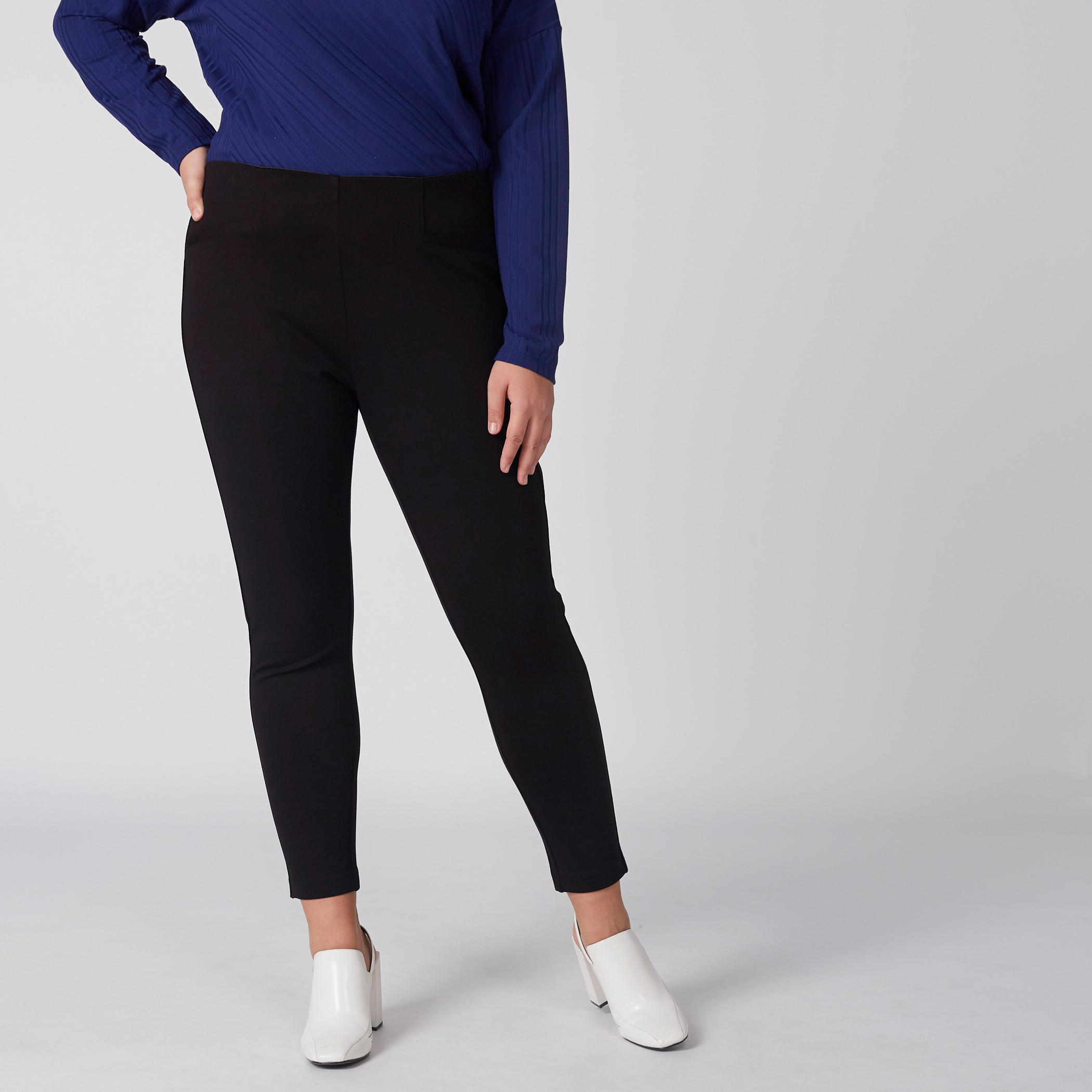 Full Length Pants with Elasticised Waistband-women-clothing-bottoms-trousers-image-2