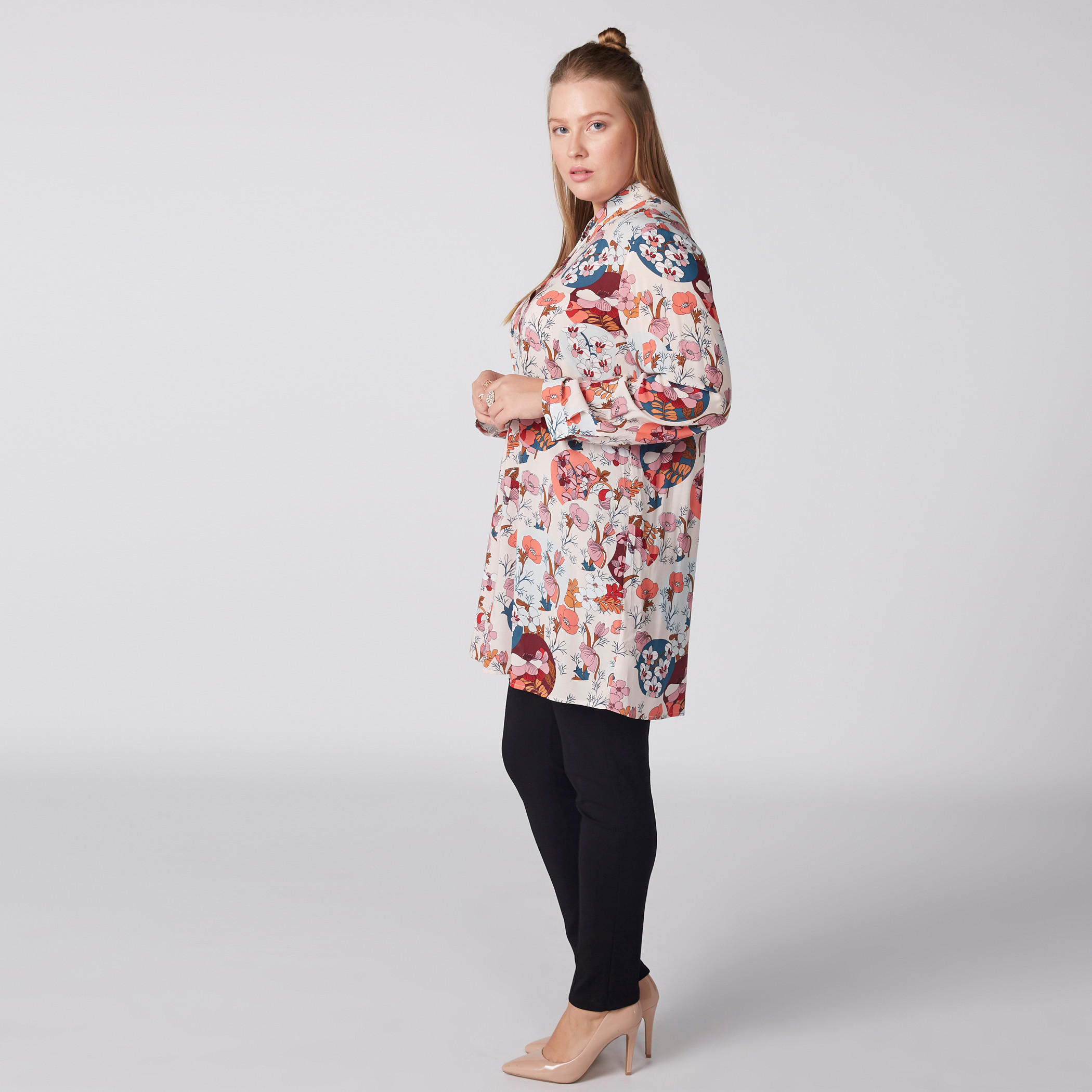 Printed Shirt Tunic with Long Sleeves and Complete Placket-women-clothing-shirtsandblouses-shirts-image-3