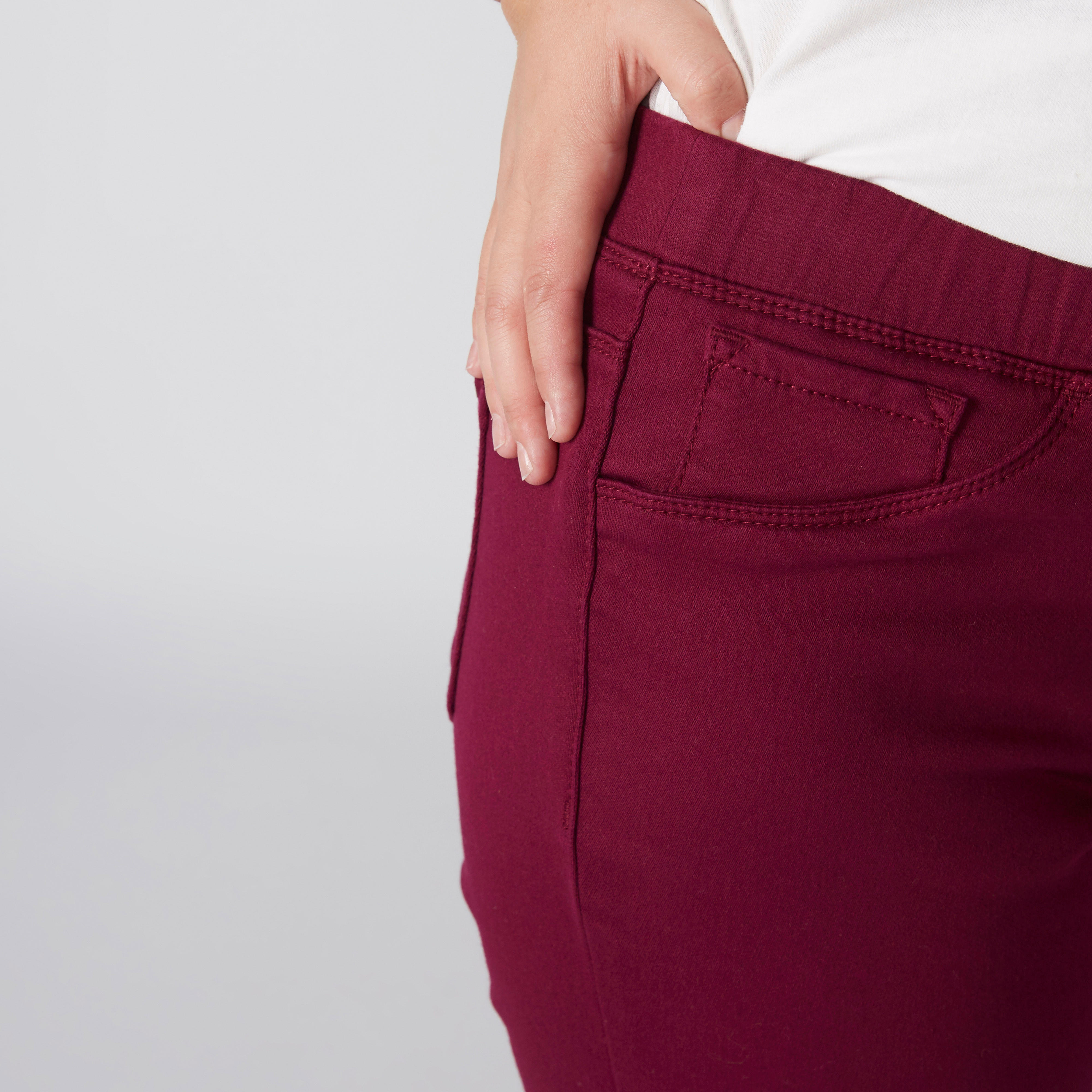 بنطال طويل بقصّة ضيّقة وخصر مطّاطي وجيوب-women-clothing-bottoms-leggings-image-6