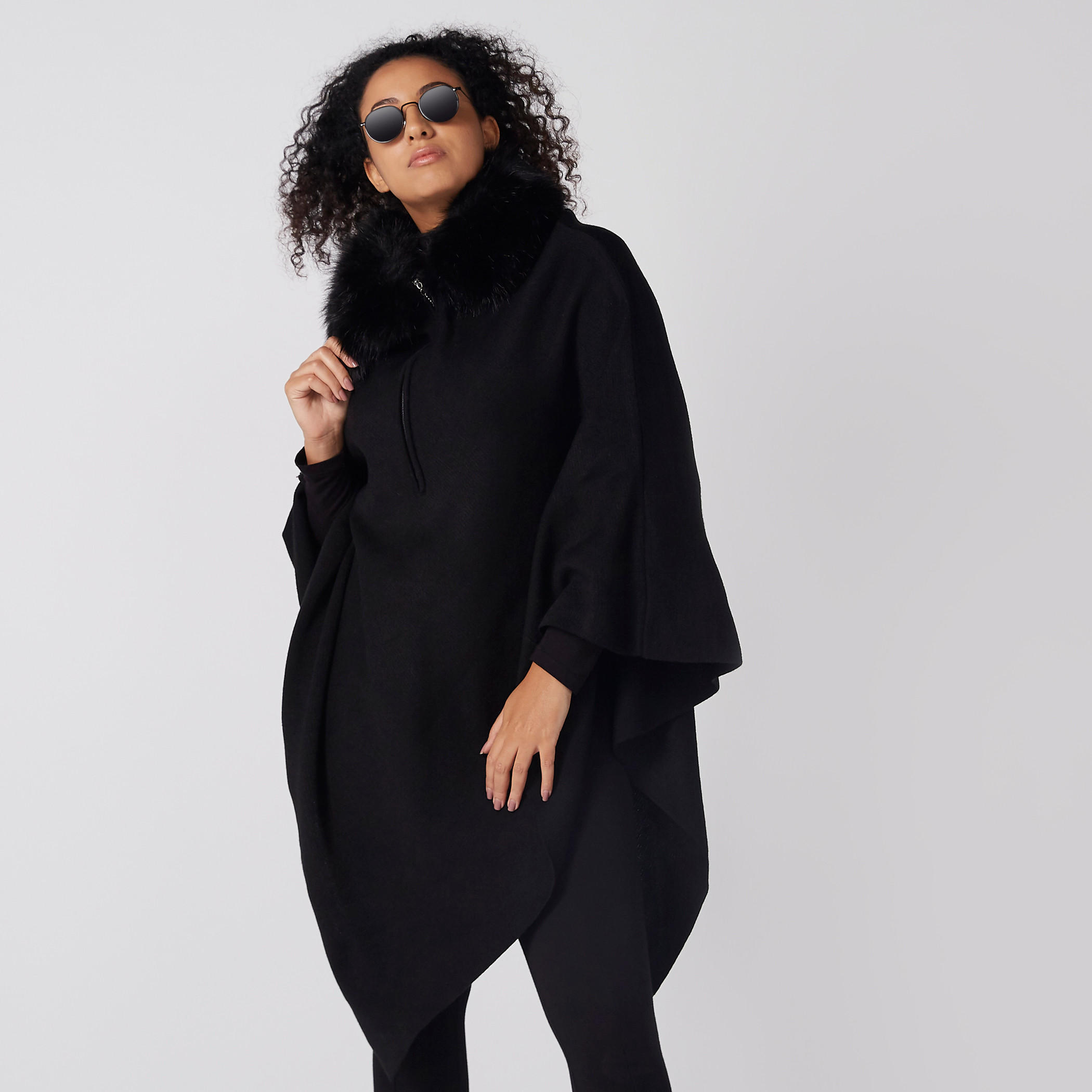 سويتر بحواف غير مستوية وأكمام طويلة-women-winterwear-cardigansandjumpers-cardigans-image-1