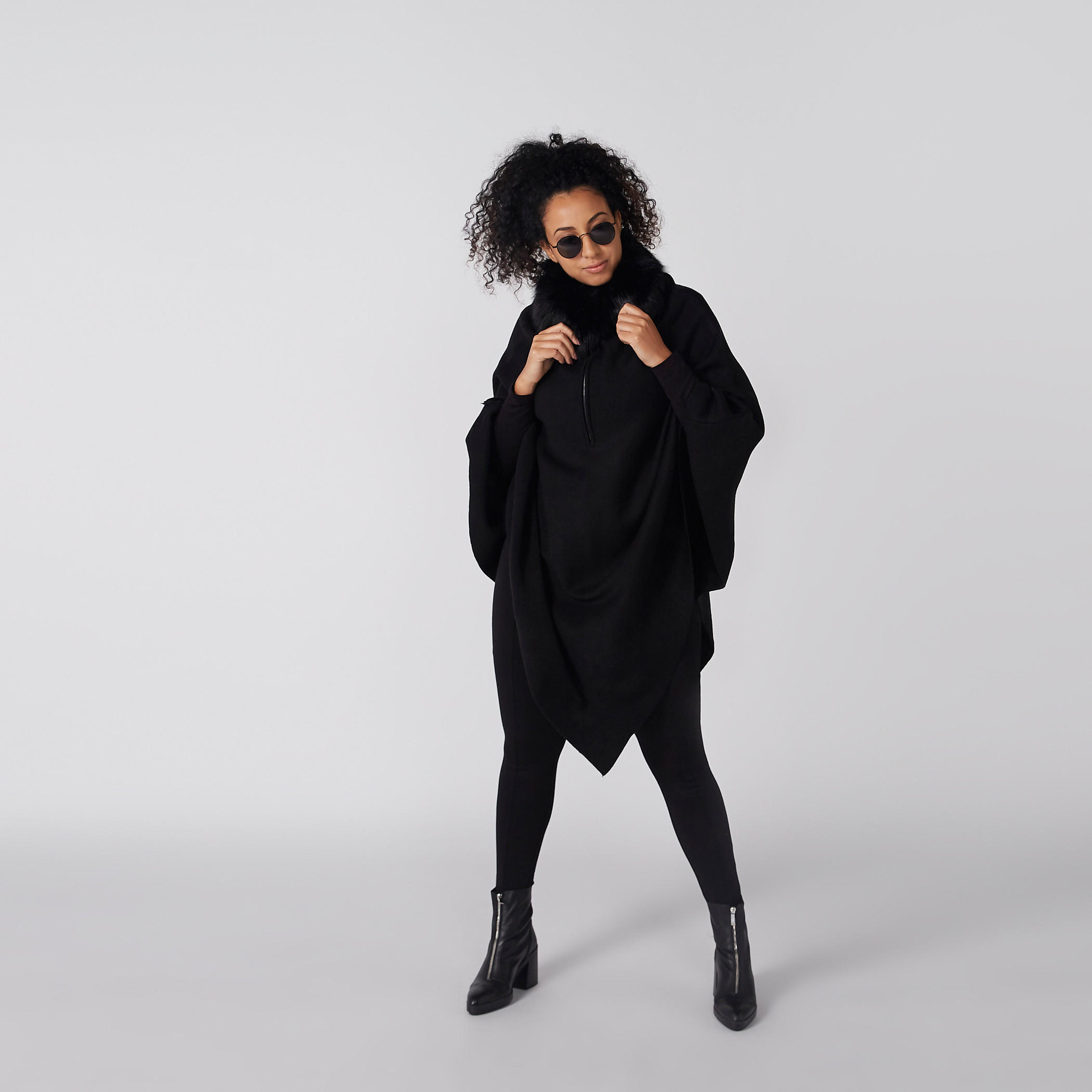سويتر بحواف غير مستوية وأكمام طويلة-women-winterwear-cardigansandjumpers-cardigans-image-2