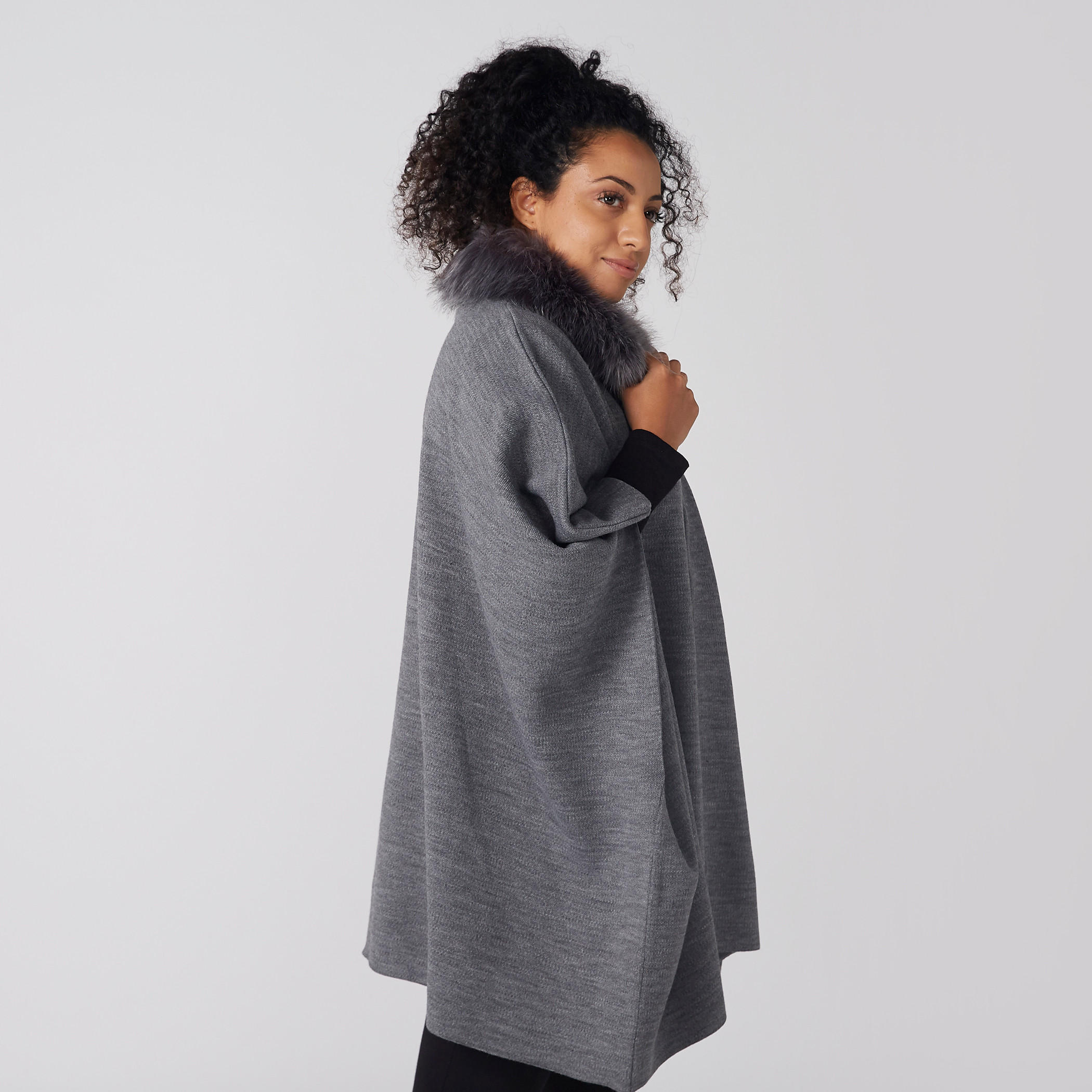 سترة بأكمام طويلة وسحّاب إغلاق وحواف غير مستوية-women-winterwear-cardigansandjumpers-cardigans-image-3