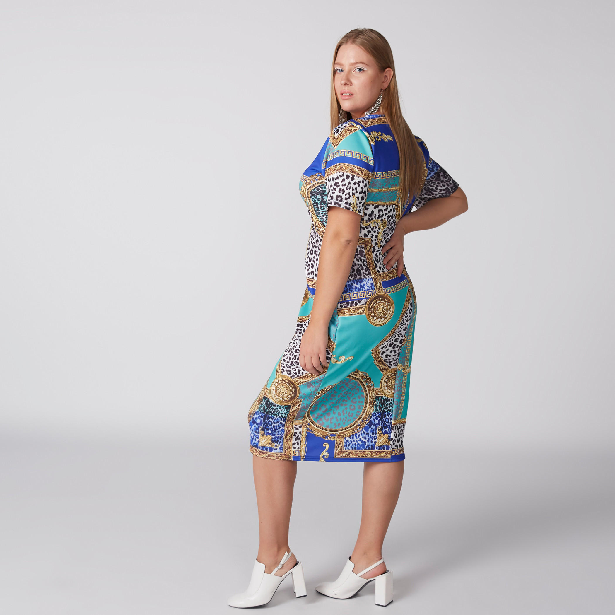 قميص بطبعات وأكمام قصيرة-women-clothing-dresses-image-5