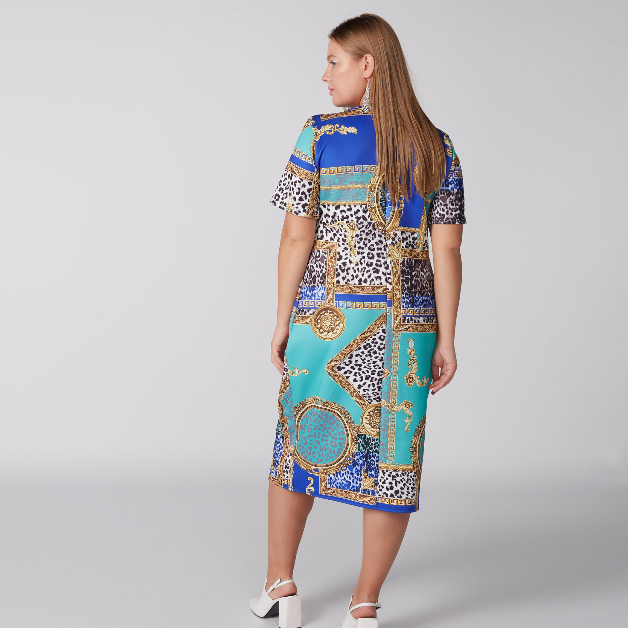 قميص بطبعات وأكمام قصيرة-women-clothing-dresses-image-6