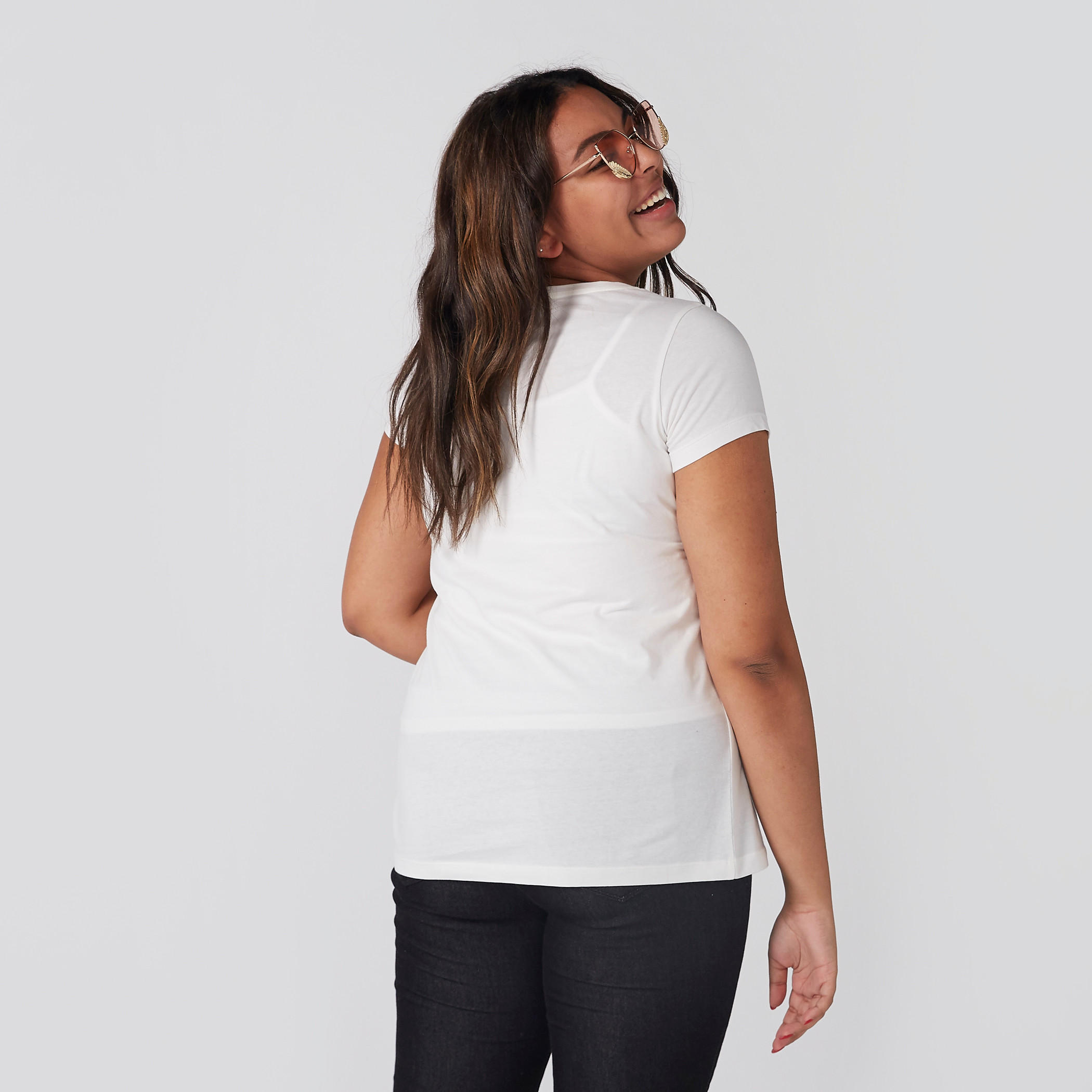 Printed T-Shirt with Round Neck and Short Sleeves-women-clothing-tshirts-image-5