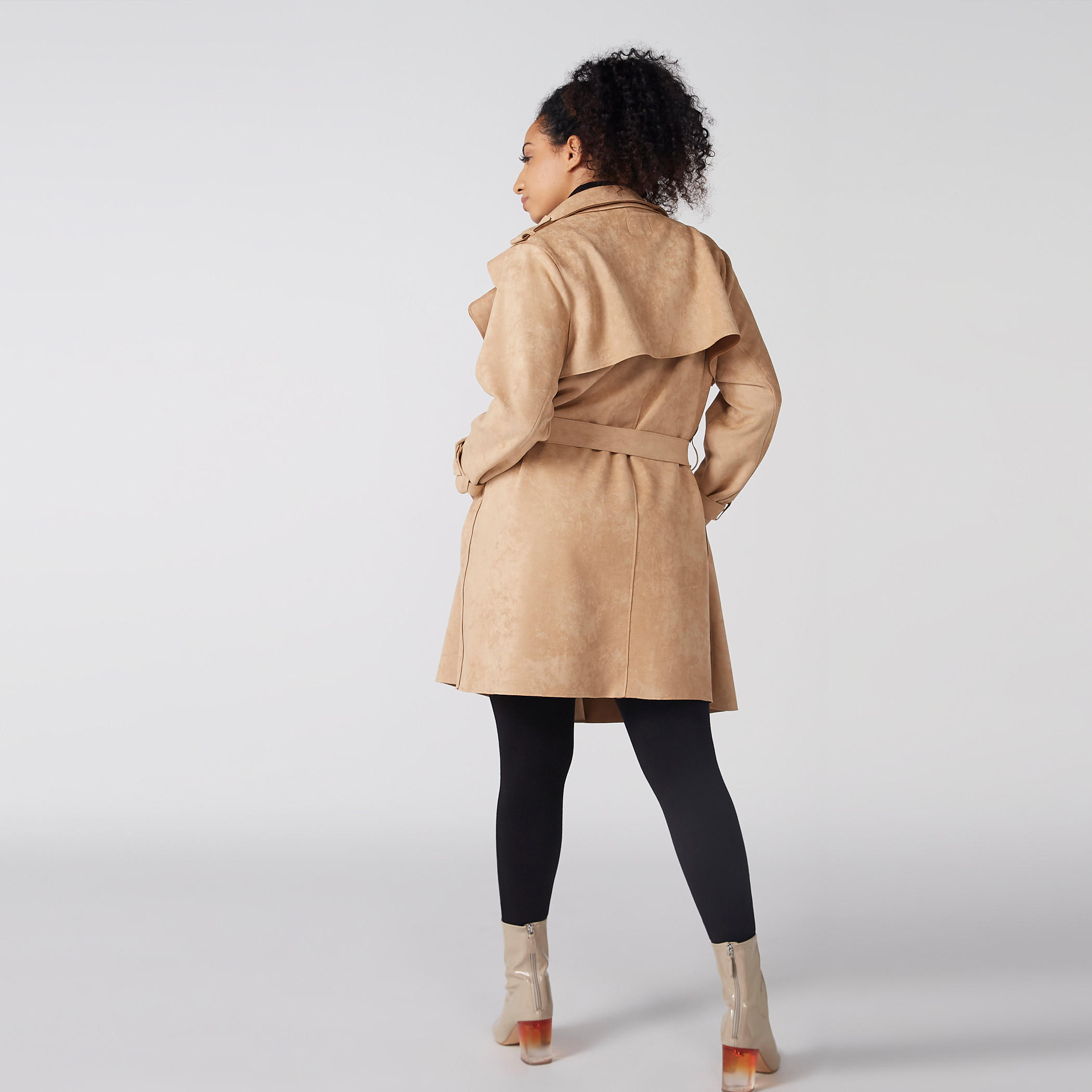 معطف ترنش بأكمام طويلة وجيوب-women-winterwear-coatsandjackets-jackets-image-5