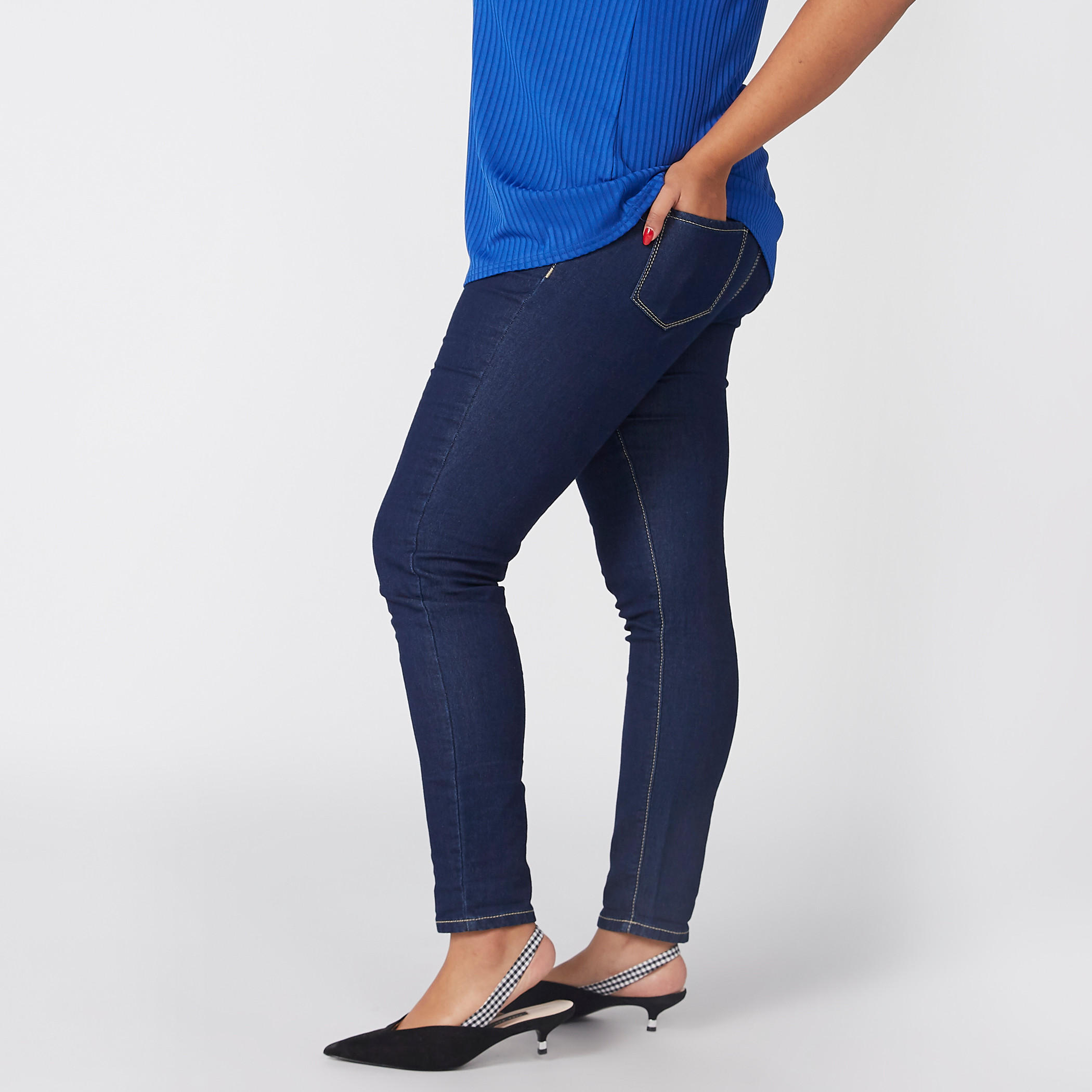 بنطلون جيقنز مقاس كبير بجيب-women-clothing-bottoms-leggings-image-1