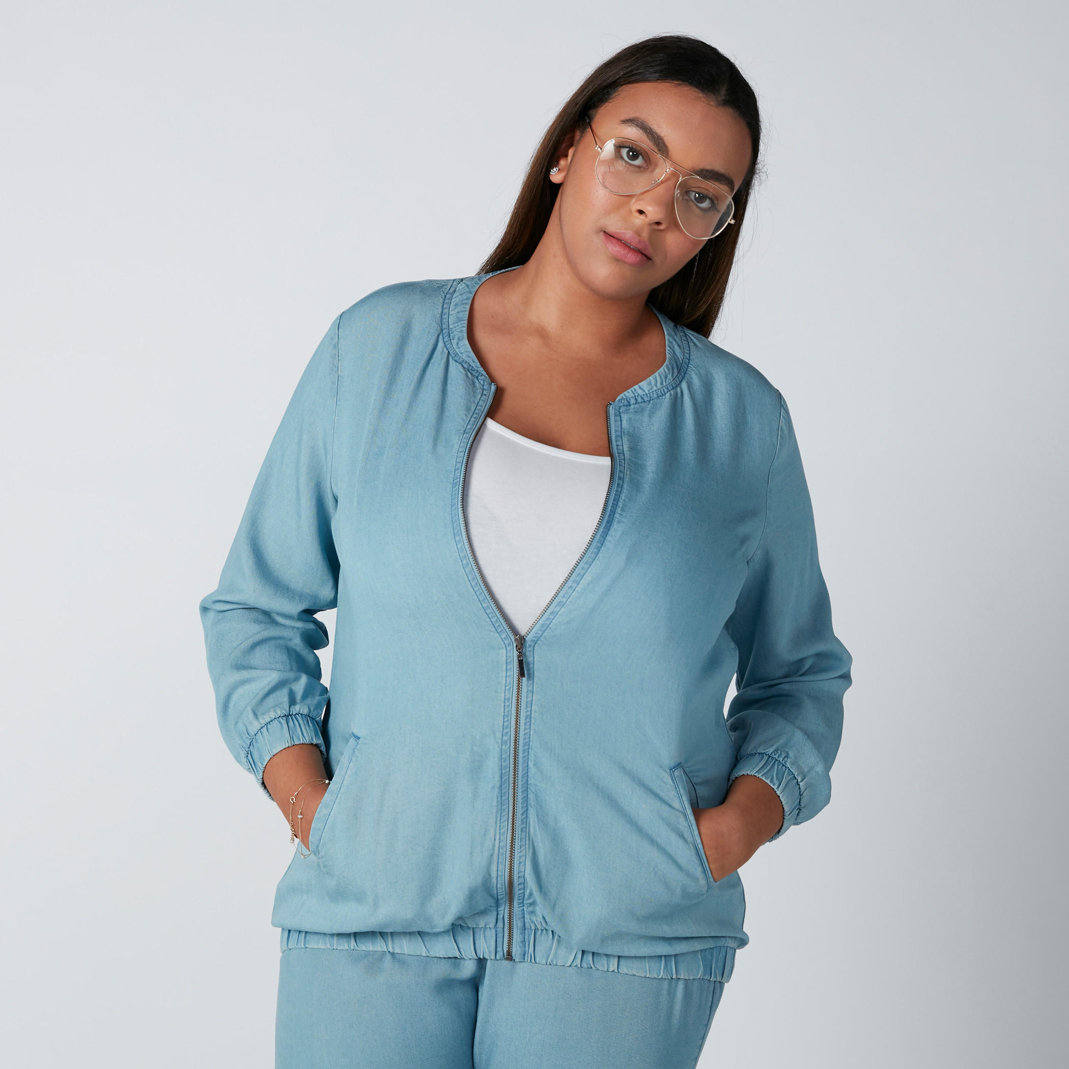 جاكيت بأكمام طويلة وسحّاب إغلاق-women-winterwear-coatsandjackets-jackets-image-1