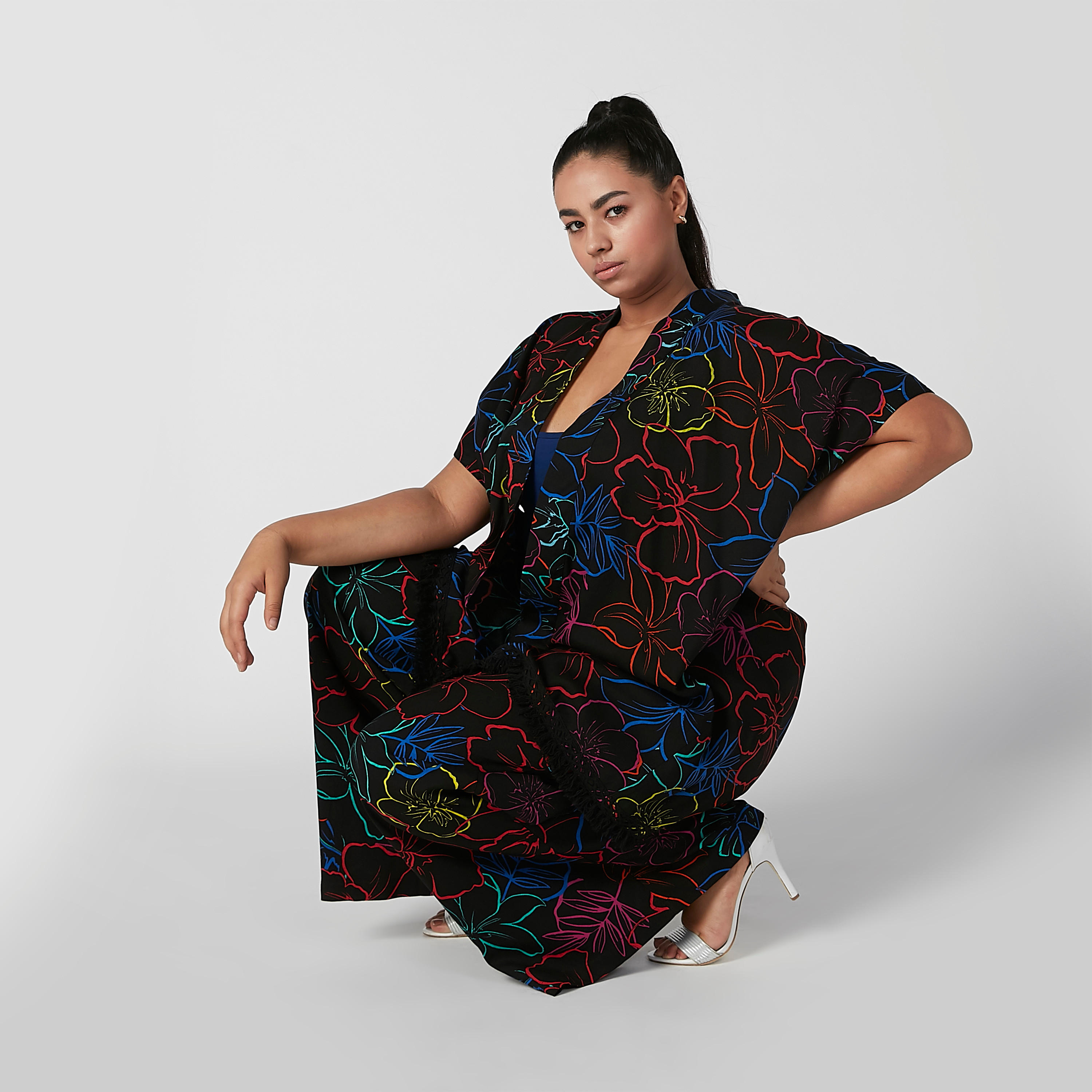 Wide Fit Full Length Printed Palazzo Pants with Button Closure-women-clothing-bottoms-trousers-image-3