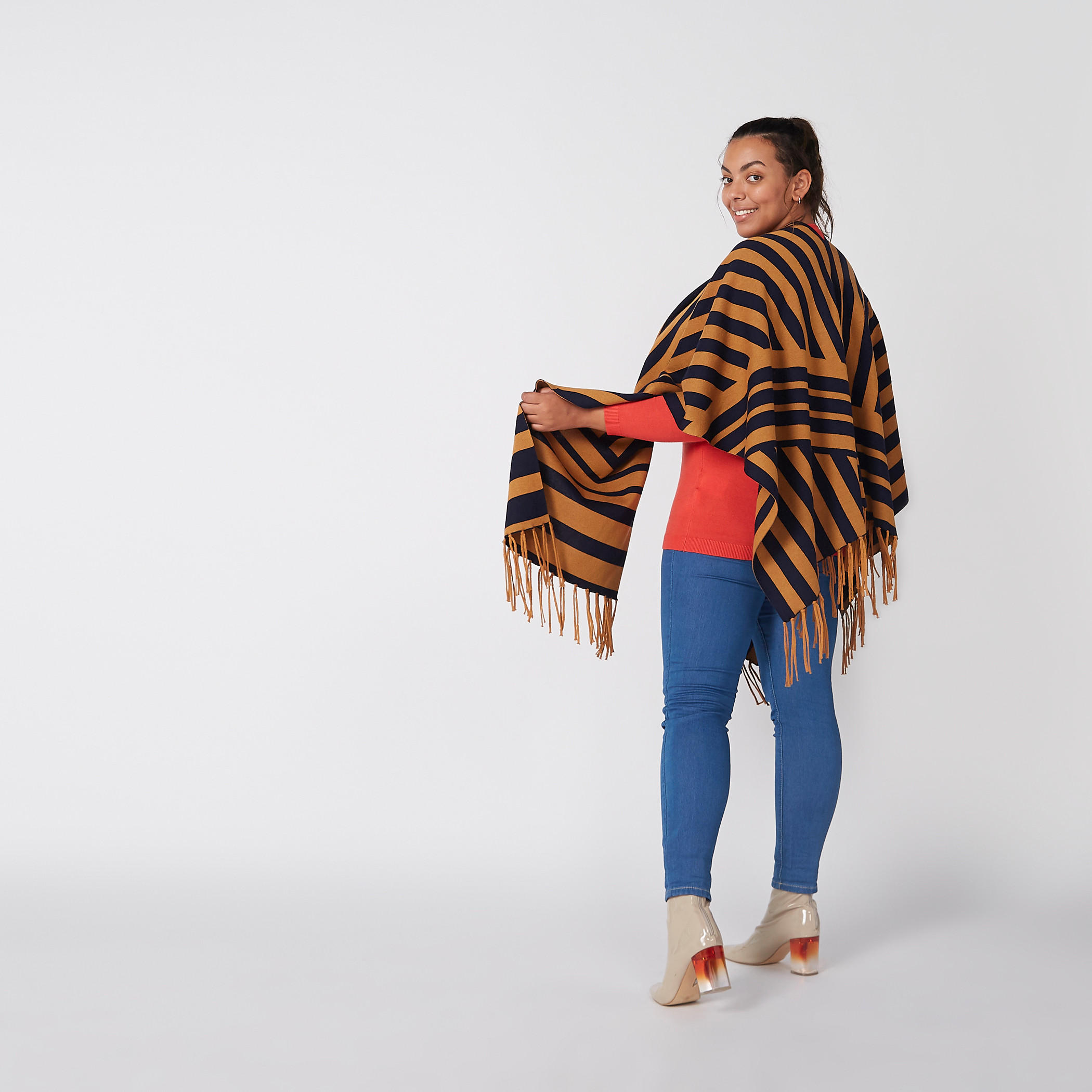Striped Poncho with Tassels-women-winterwear-cardigansandjumpers-cardigans-image-4