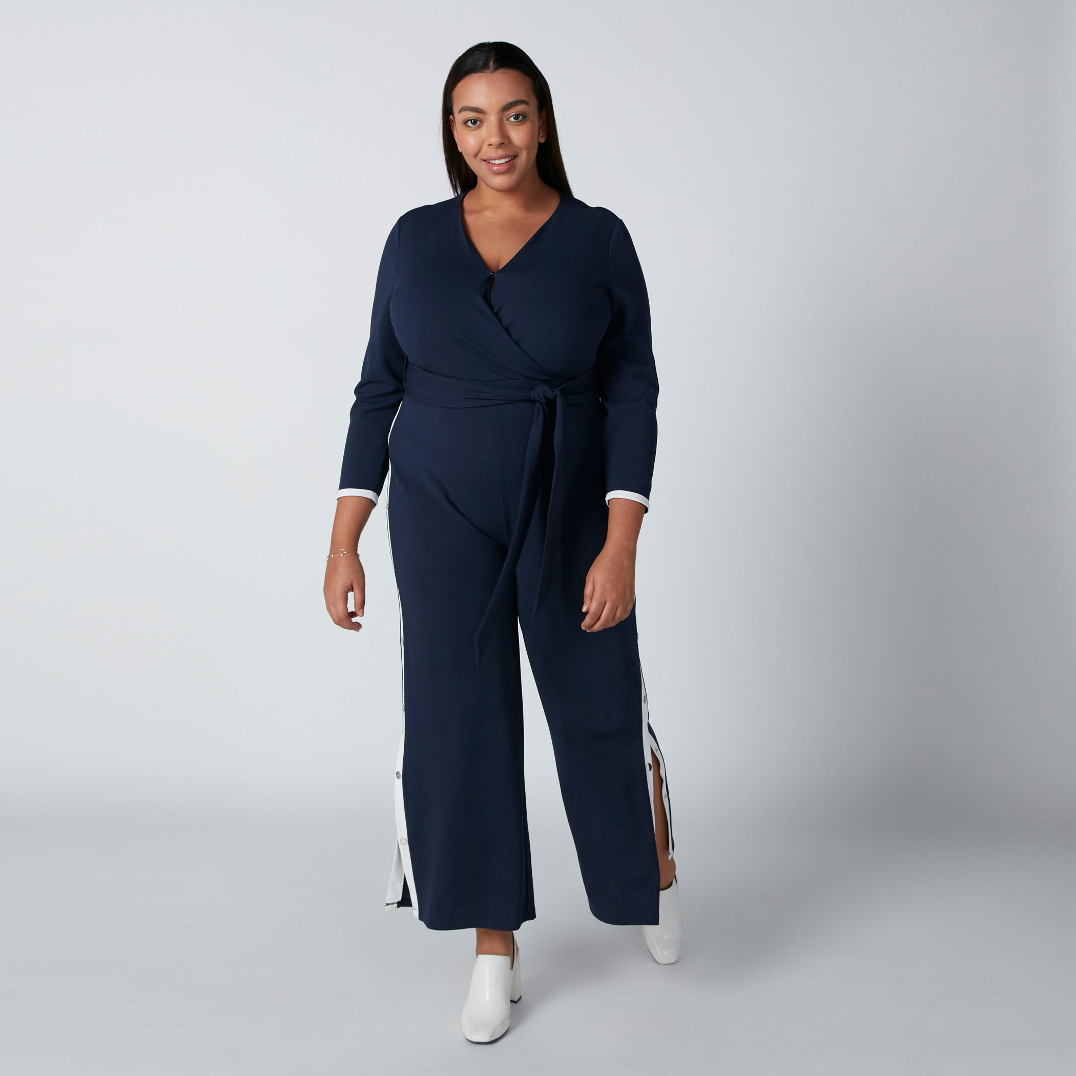 أفرول بحزام رباط وفتحة جانبية-women-clothing-jumpsuits-image-3