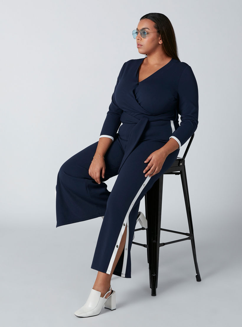 أفرول بحزام رباط وفتحة جانبية-women-clothing-jumpsuits-image-6