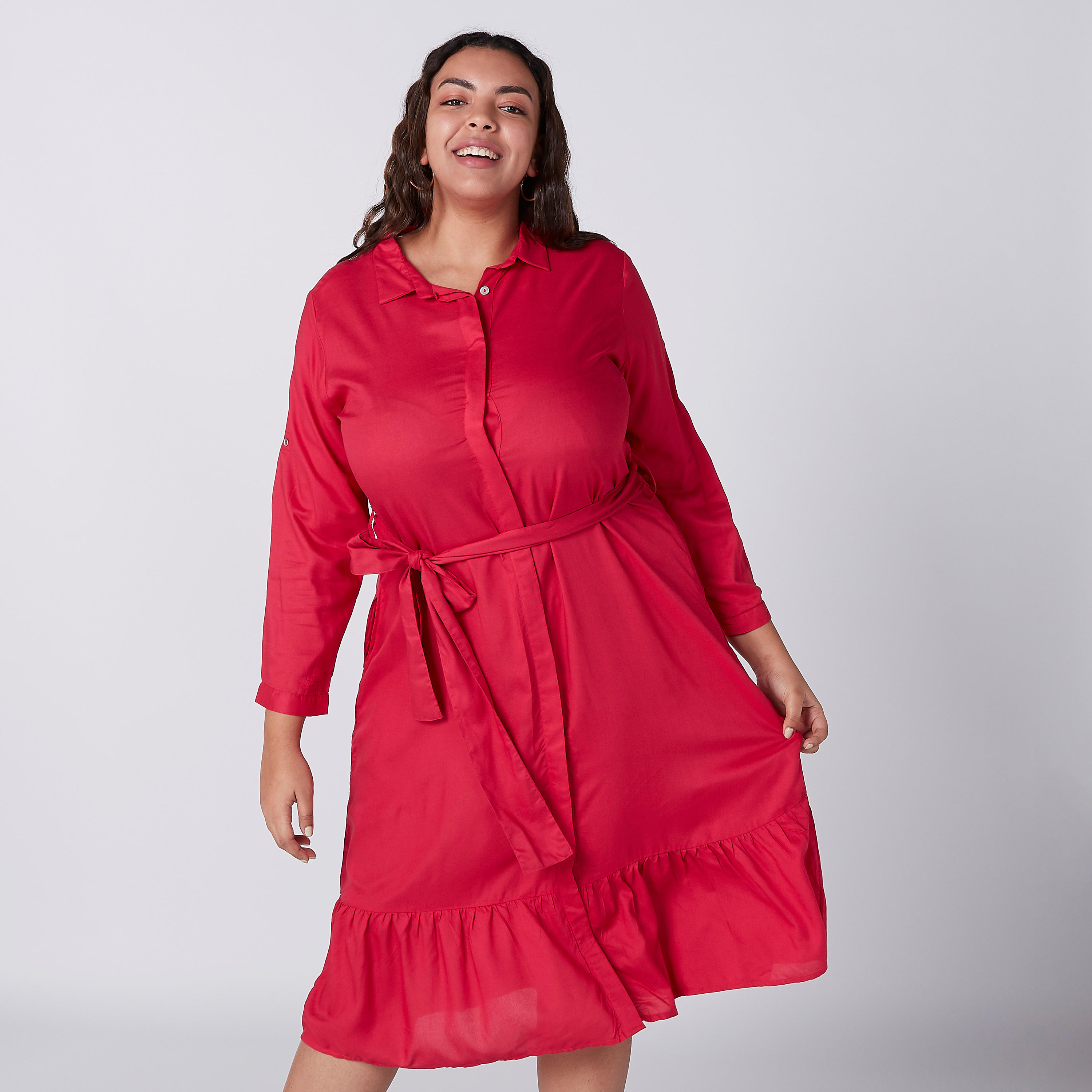 فستان ميدي بجيوب-women-clothing-dresses-image-1
