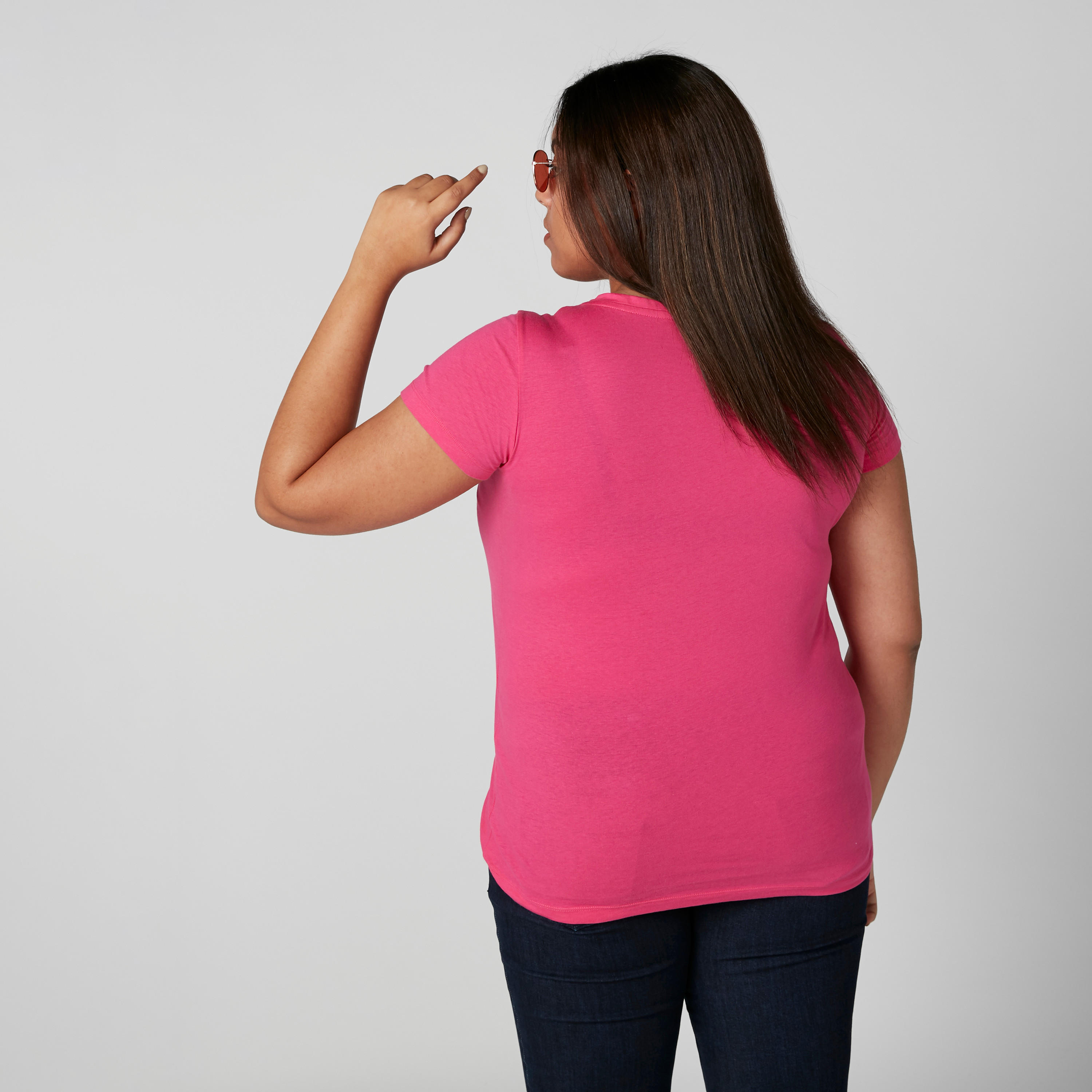Printed T-Shirt in Regular Fit with Round Neck-women-clothing-tshirts-image-2