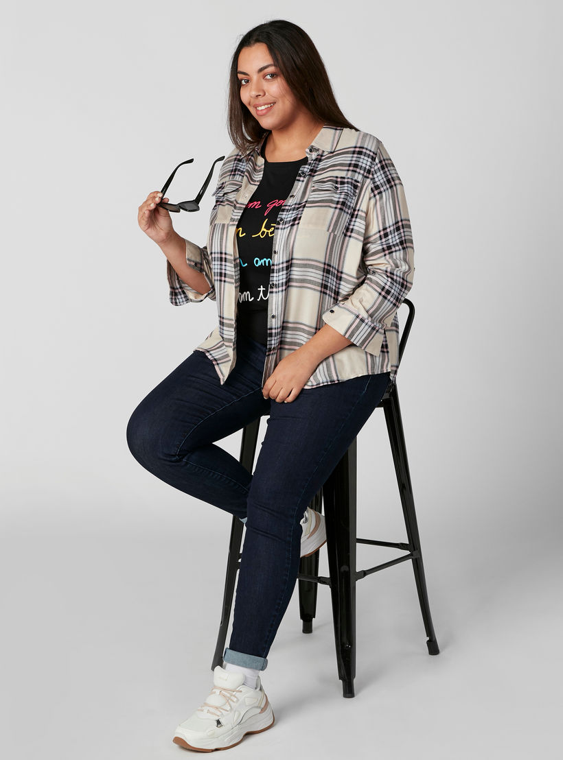 تيشيرت بياقة مستديرة وطبعات-women-clothing-tshirts-image-3